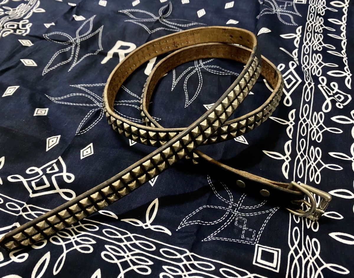 Hollywood Trading Company Htc Hollywood trading X another heaven studded narrow belt Size 34 - 1 Thumbnail