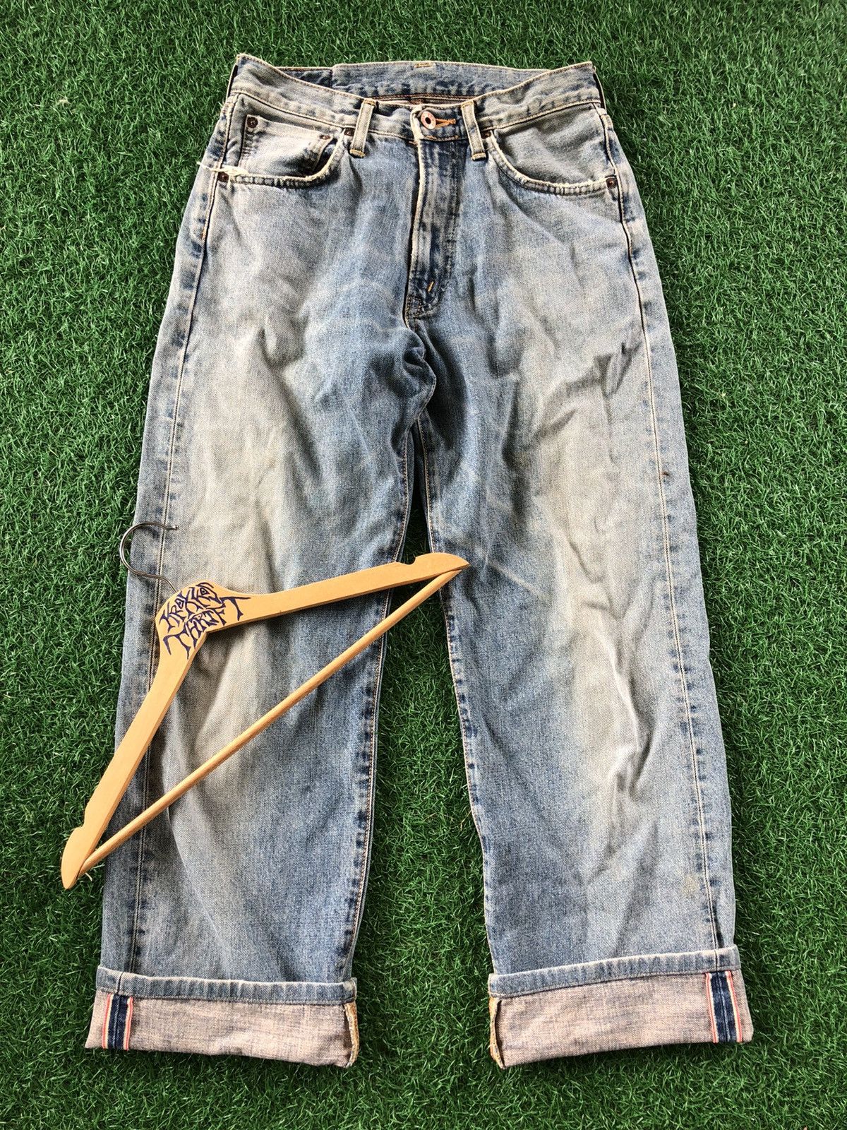 Vintage Edwin Red Cloth Head Denime Jeans