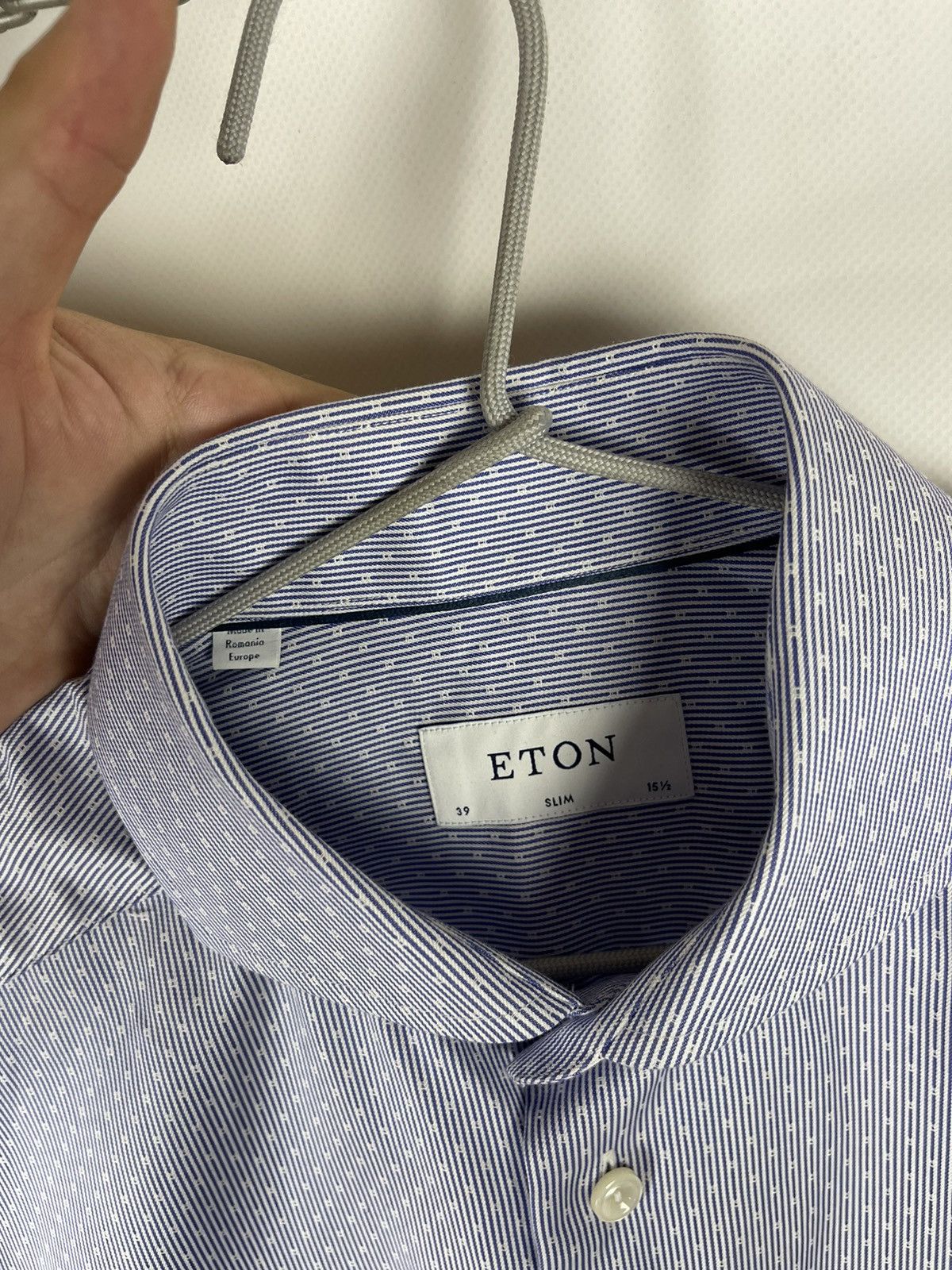 Eton Eton Cambridge shirt pattern long sleeve classic Size US M / EU 48-50 / 2 - 10 Thumbnail