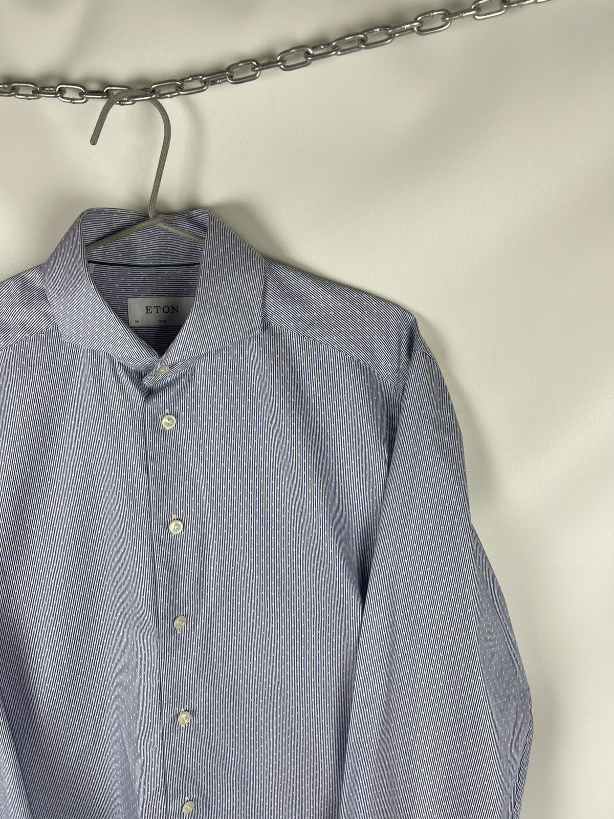 Eton Eton Cambridge shirt pattern long sleeve classic Size US M / EU 48-50 / 2 - 3 Thumbnail