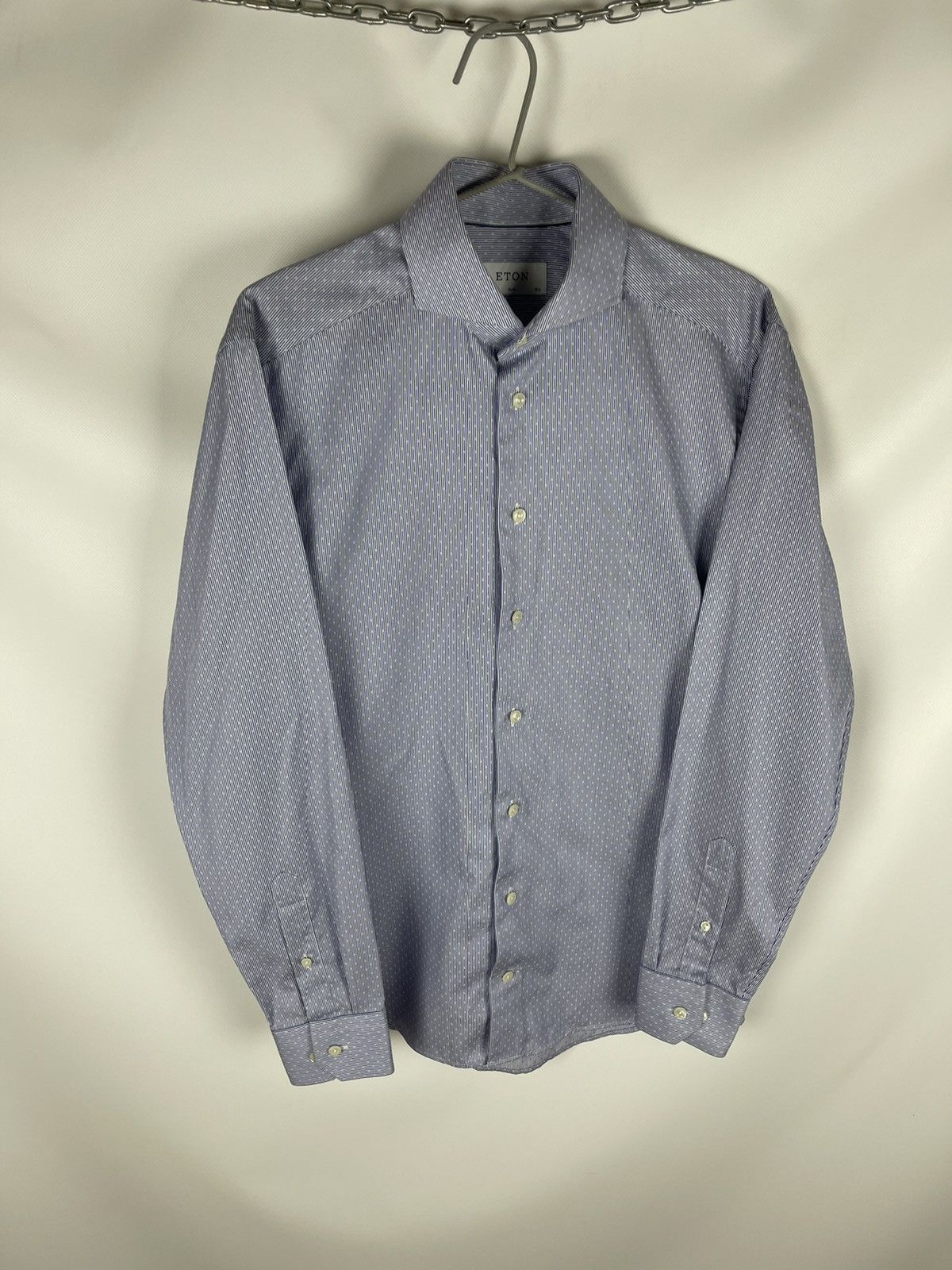 Eton Eton Cambridge shirt pattern long sleeve classic Size US M / EU 48-50 / 2 - 8 Thumbnail