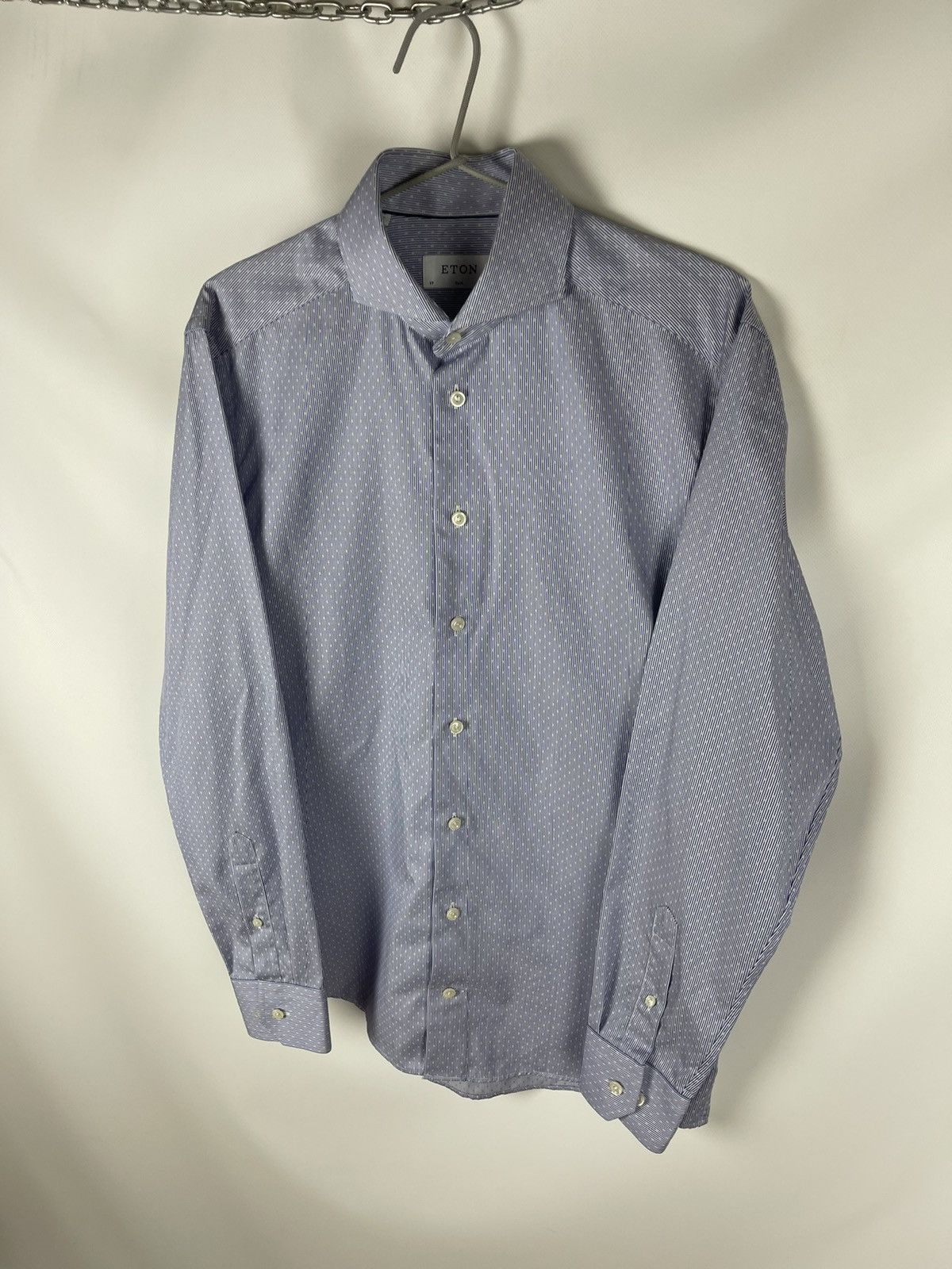Eton Eton Cambridge shirt pattern long sleeve classic Size US M / EU 48-50 / 2 - 9 Thumbnail