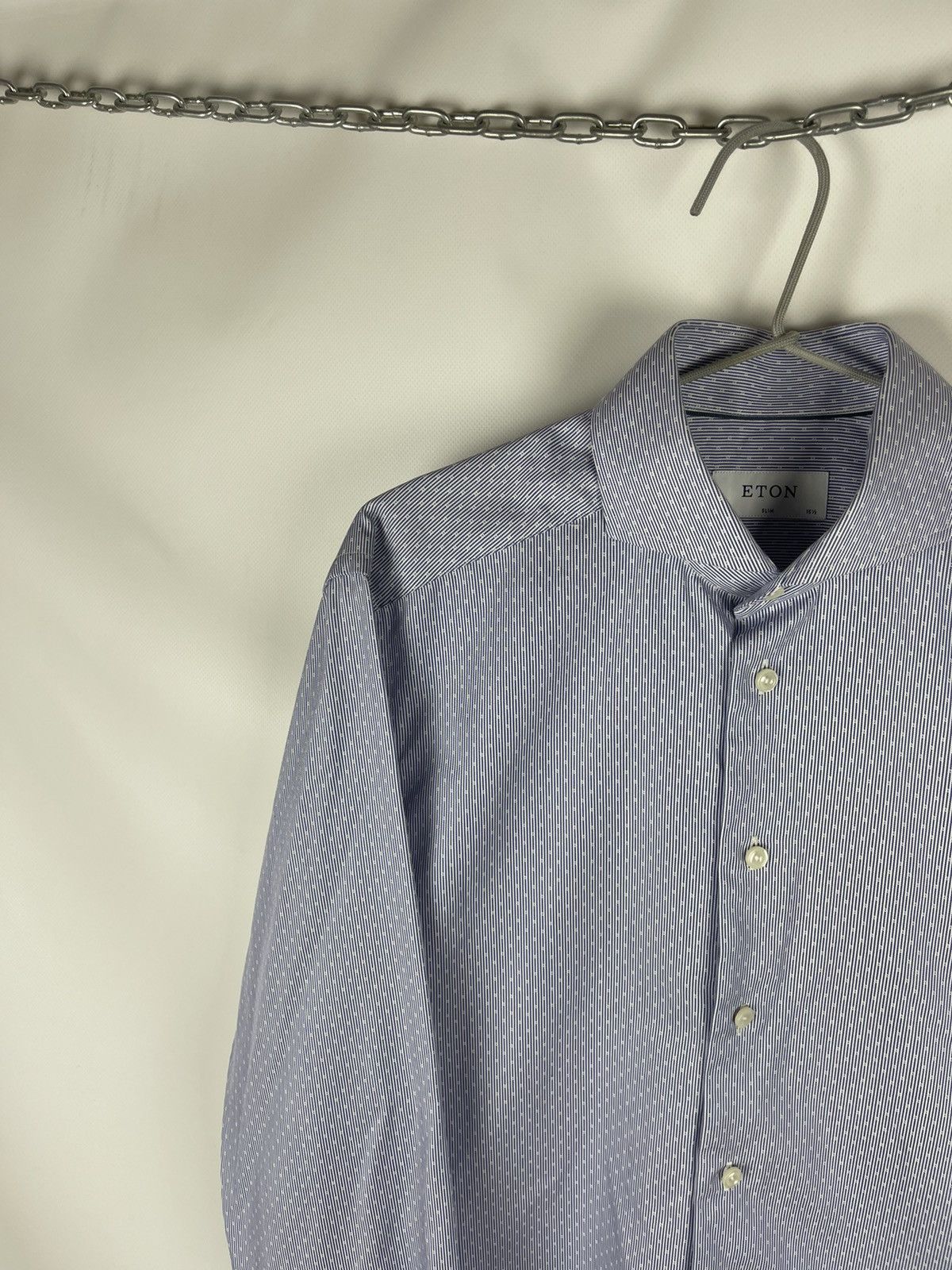 Eton Eton Cambridge shirt pattern long sleeve classic Size US M / EU 48-50 / 2 - 2 Thumbnail