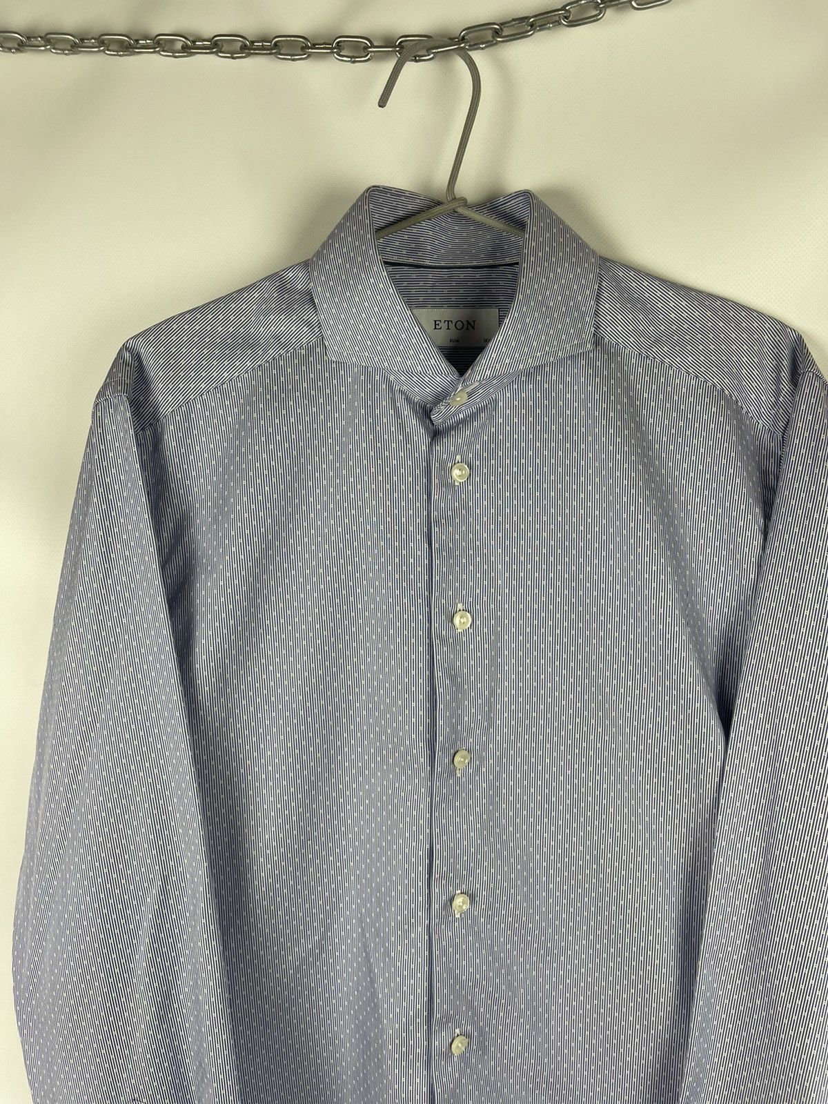 Eton Eton Cambridge shirt pattern long sleeve classic Size US M / EU 48-50 / 2 - 6 Thumbnail