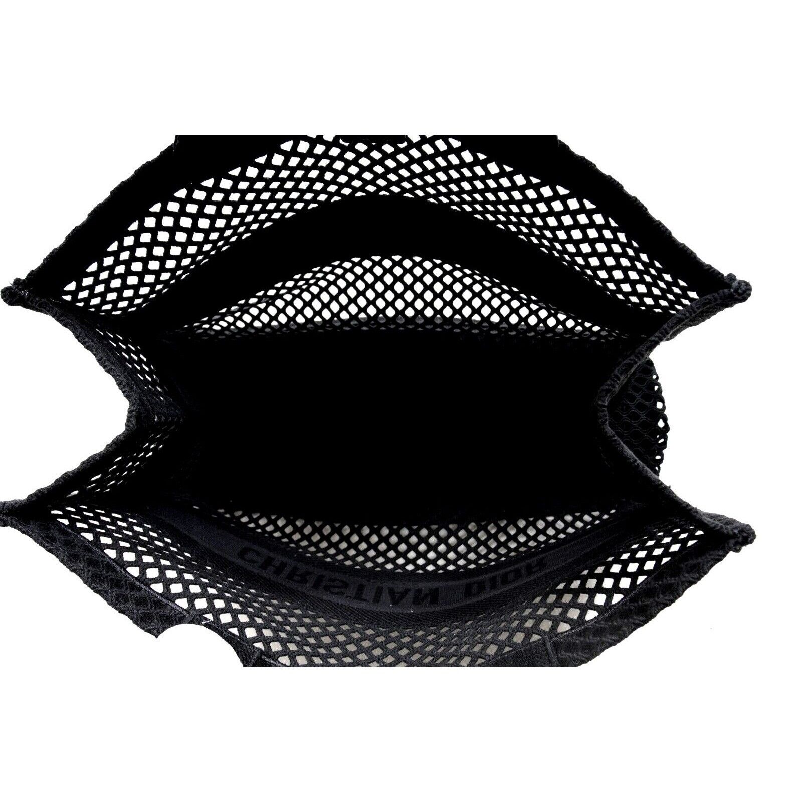 Dior Book Tote Bag Large Black Logo Woven Size ONE SIZE - 8 Thumbnail