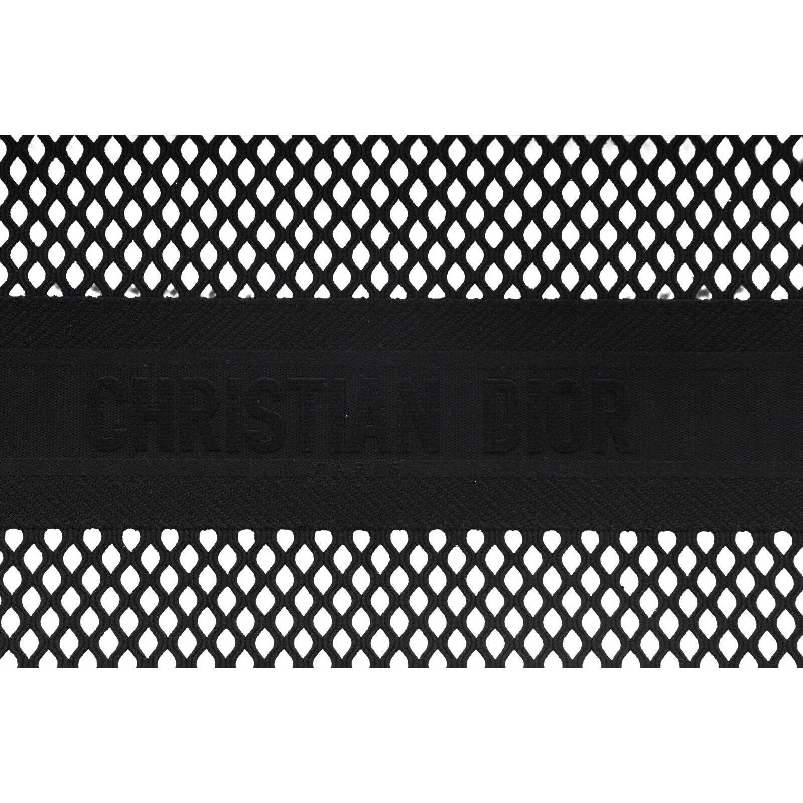 Dior Book Tote Bag Large Black Logo Woven Size ONE SIZE - 3 Thumbnail