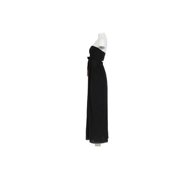 Emilio Pucci Black Silk Stretch Fringe Crystal Tassel Long Dress Size XS / US 0-2 / IT 36-38 - 9 Thumbnail