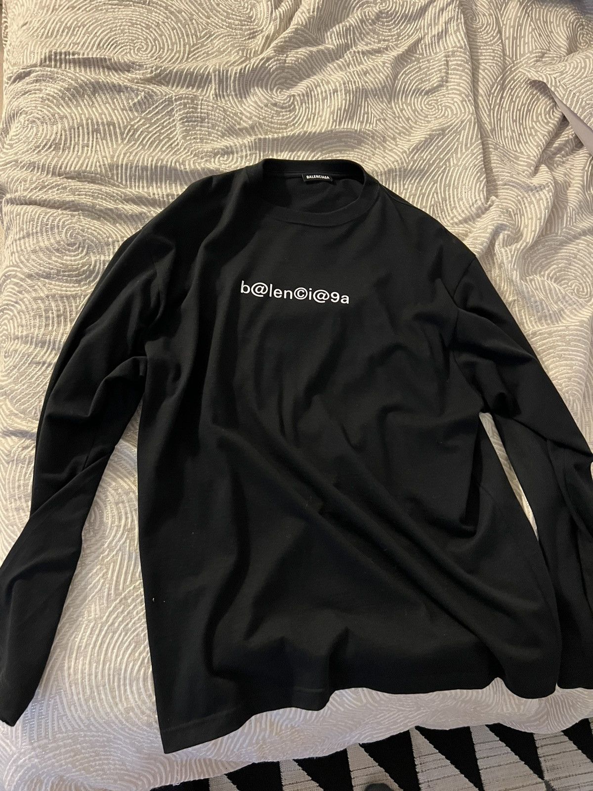 Balenciaga Balenciaga Oversized Long Sleeve T-shirt | Grailed
