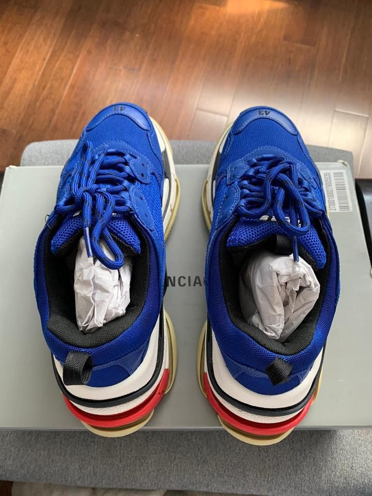 Balenciaga Balenciaga triple S blue Size US 10 / EU 43 - 2 Thumbnail