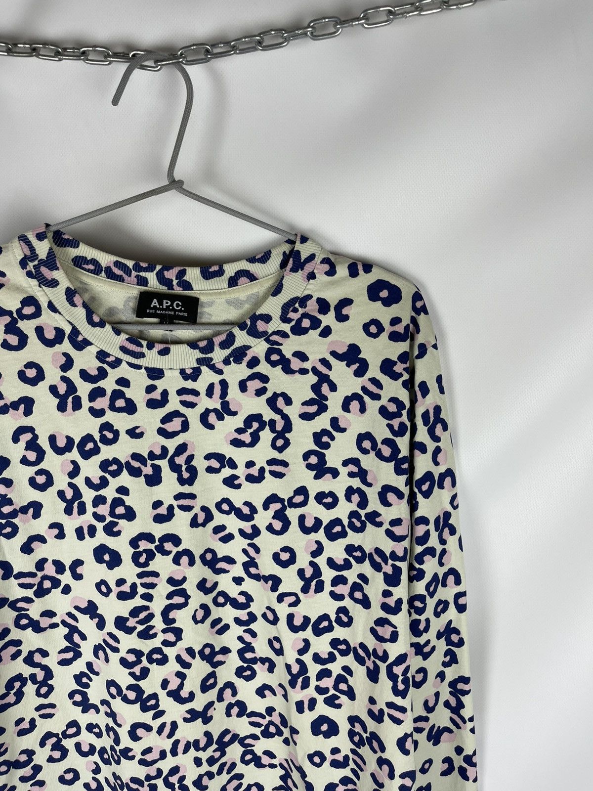 A.P.C. A.P.C rue Madame Paris awesome pattern light sweatshirt Size US M / EU 48-50 / 2 - 3 Thumbnail