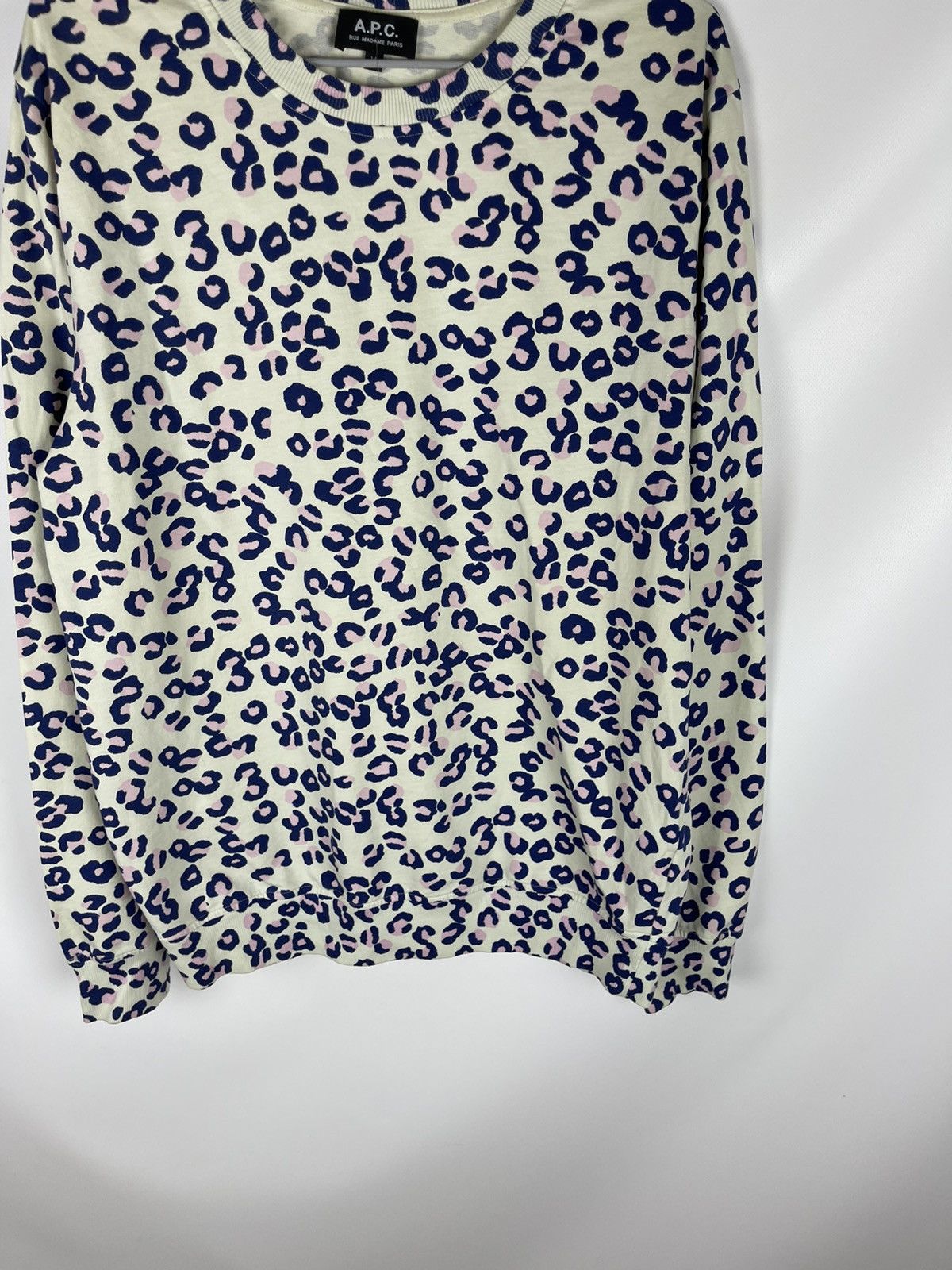 A.P.C. A.P.C rue Madame Paris awesome pattern light sweatshirt Size US M / EU 48-50 / 2 - 5 Thumbnail