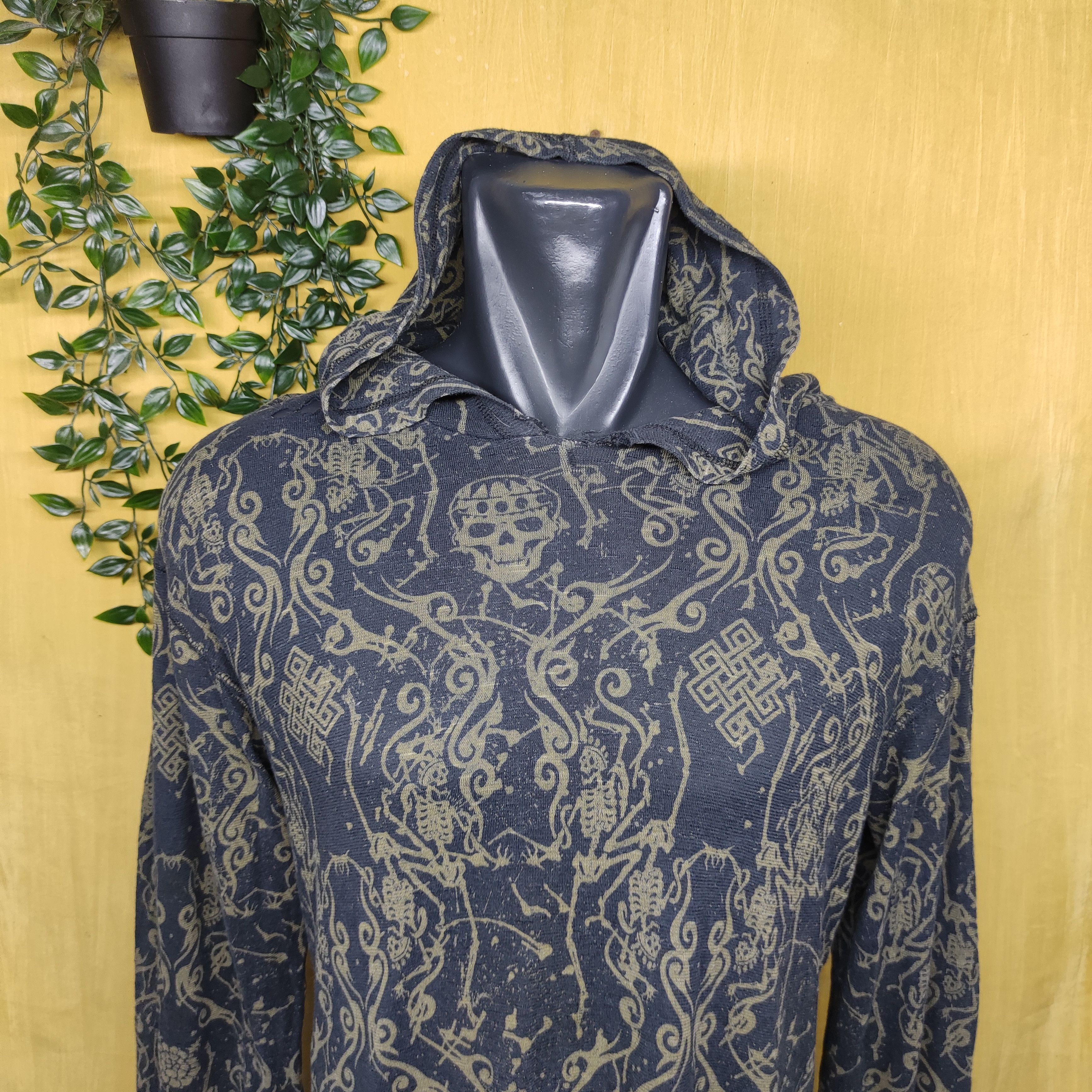 Magical Design A19 Vintage Magical Design skulls fully print THRASHED Size US M / EU 48-50 / 2 - 8 Thumbnail