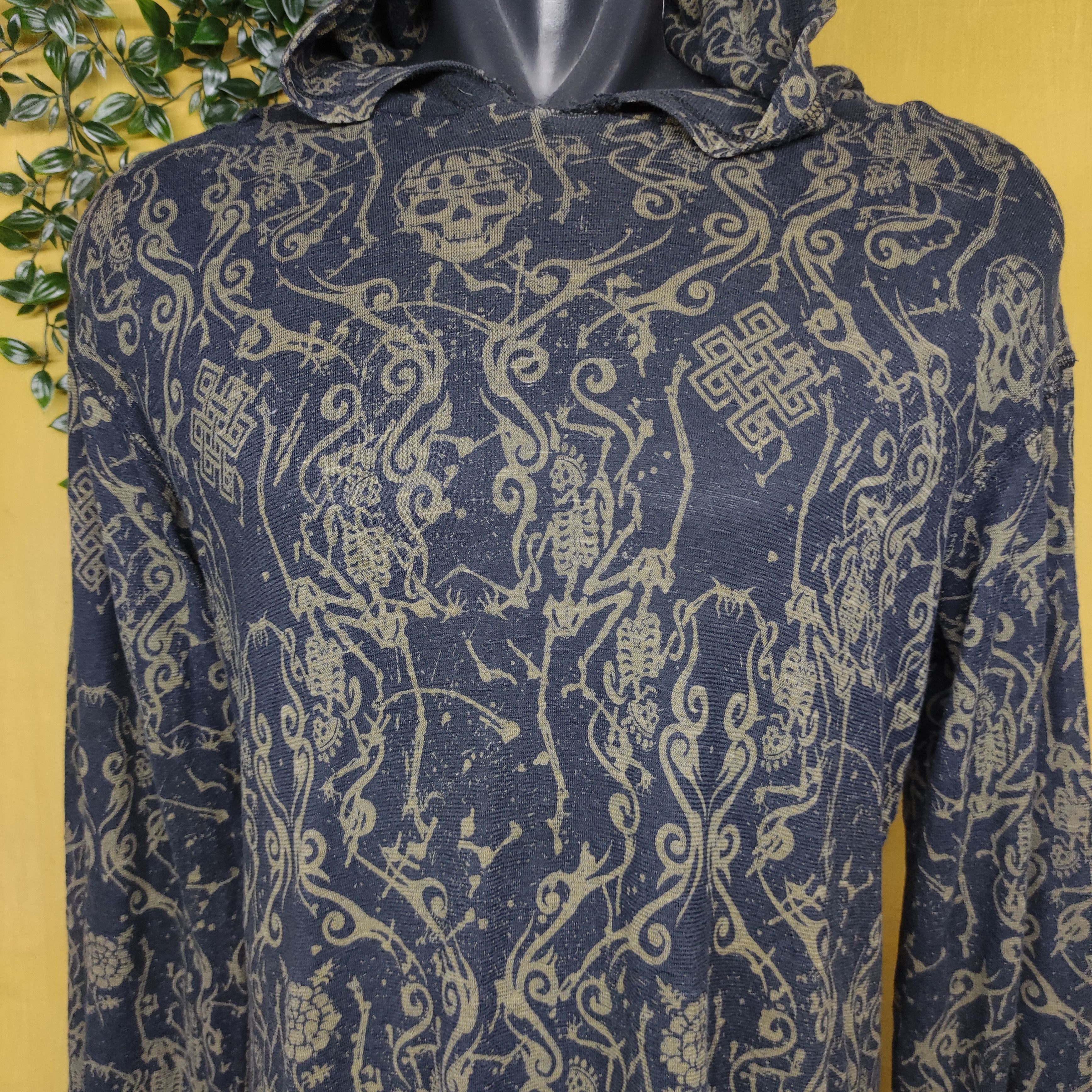 Magical Design A19 Vintage Magical Design skulls fully print THRASHED Size US M / EU 48-50 / 2 - 3 Thumbnail