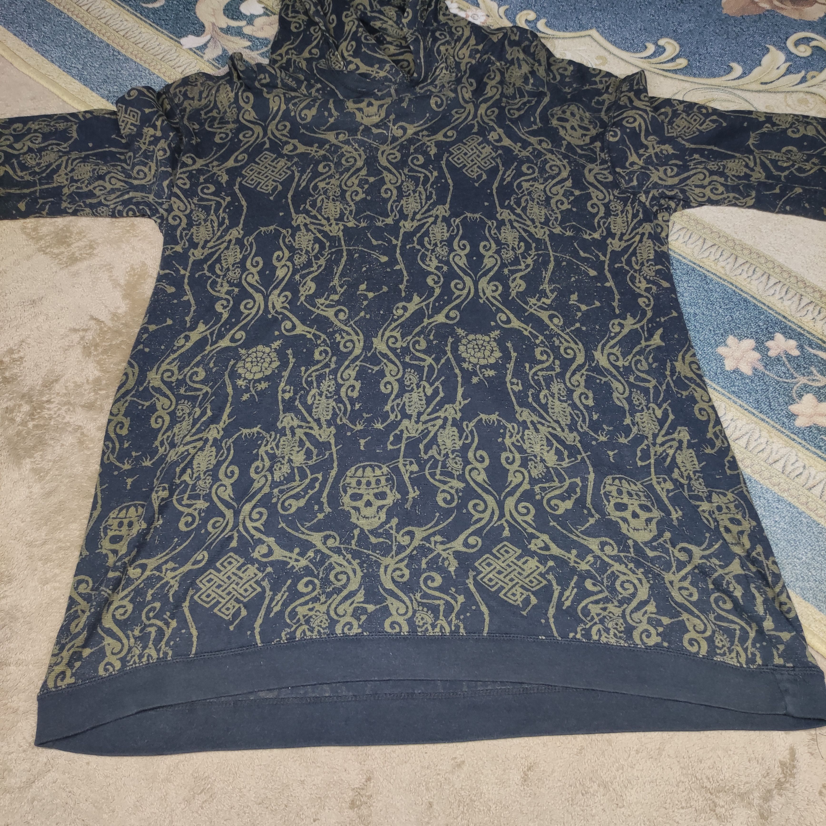 Magical Design A19 Vintage Magical Design skulls fully print THRASHED Size US M / EU 48-50 / 2 - 12 Thumbnail
