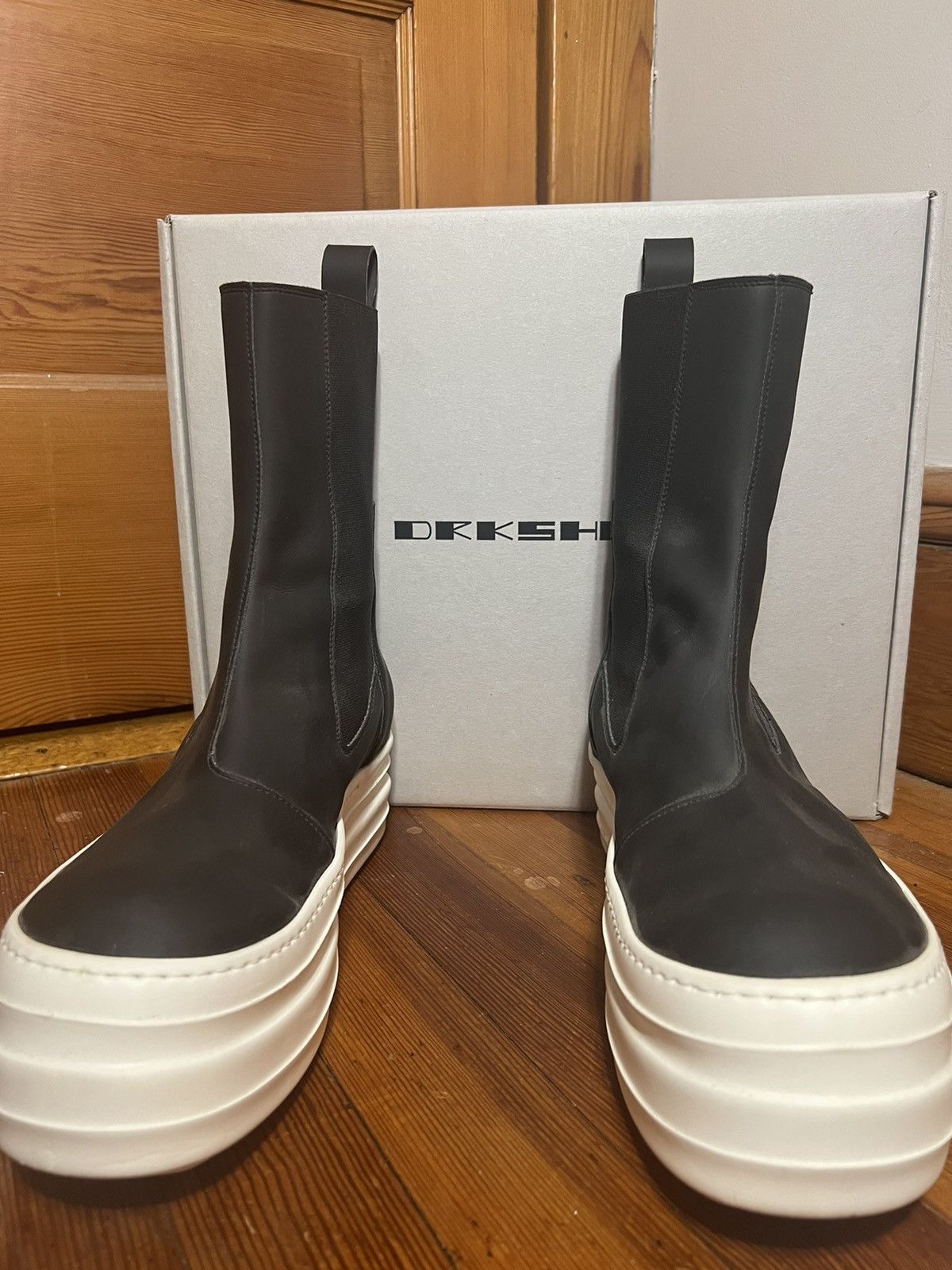 Rick Owens RICK OWENS DRKSHDW Double Bumper Beetle Chelsea Boot 