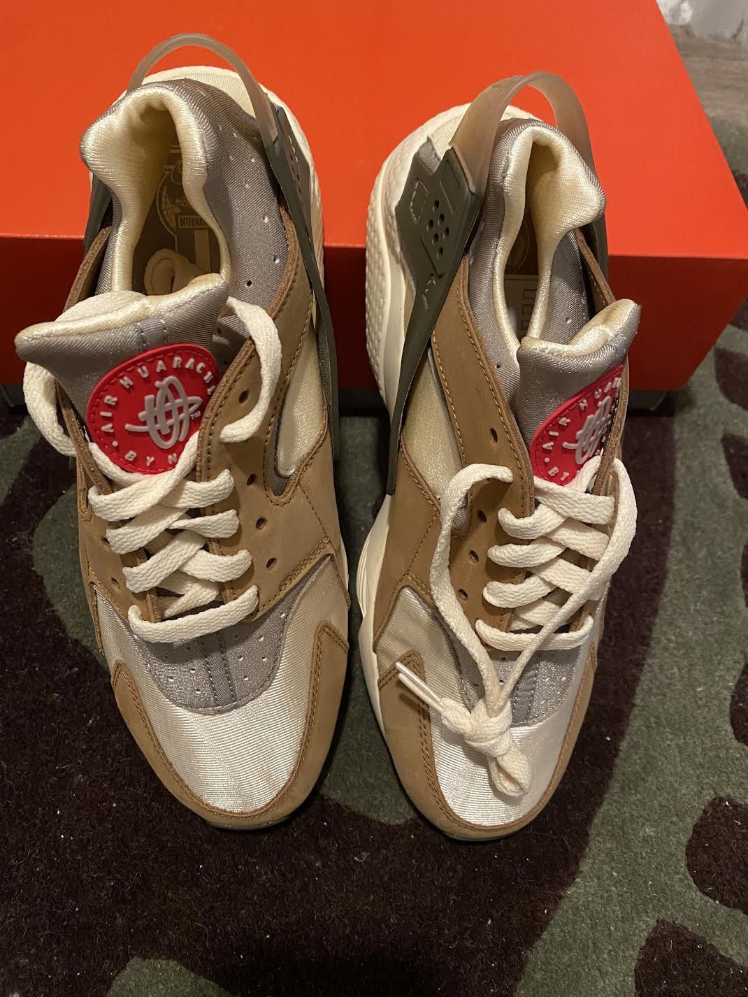 Nike × Stussy Nike Air Huarache Stussy Desert Oak (2021) Size US 9.5 / EU 42-43 - 6 Thumbnail