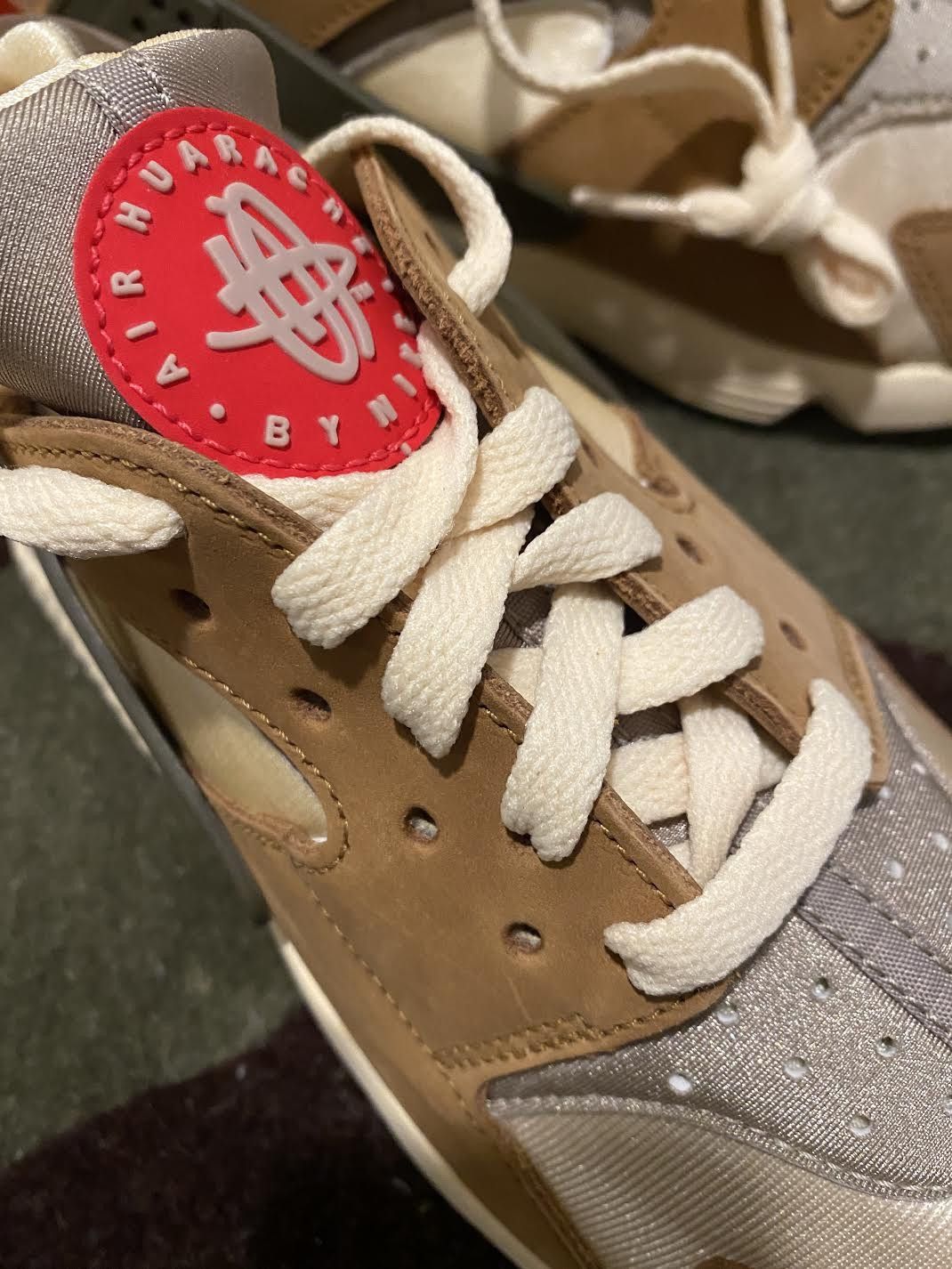 Nike × Stussy Nike Air Huarache Stussy Desert Oak (2021) Size US 9.5 / EU 42-43 - 7 Thumbnail