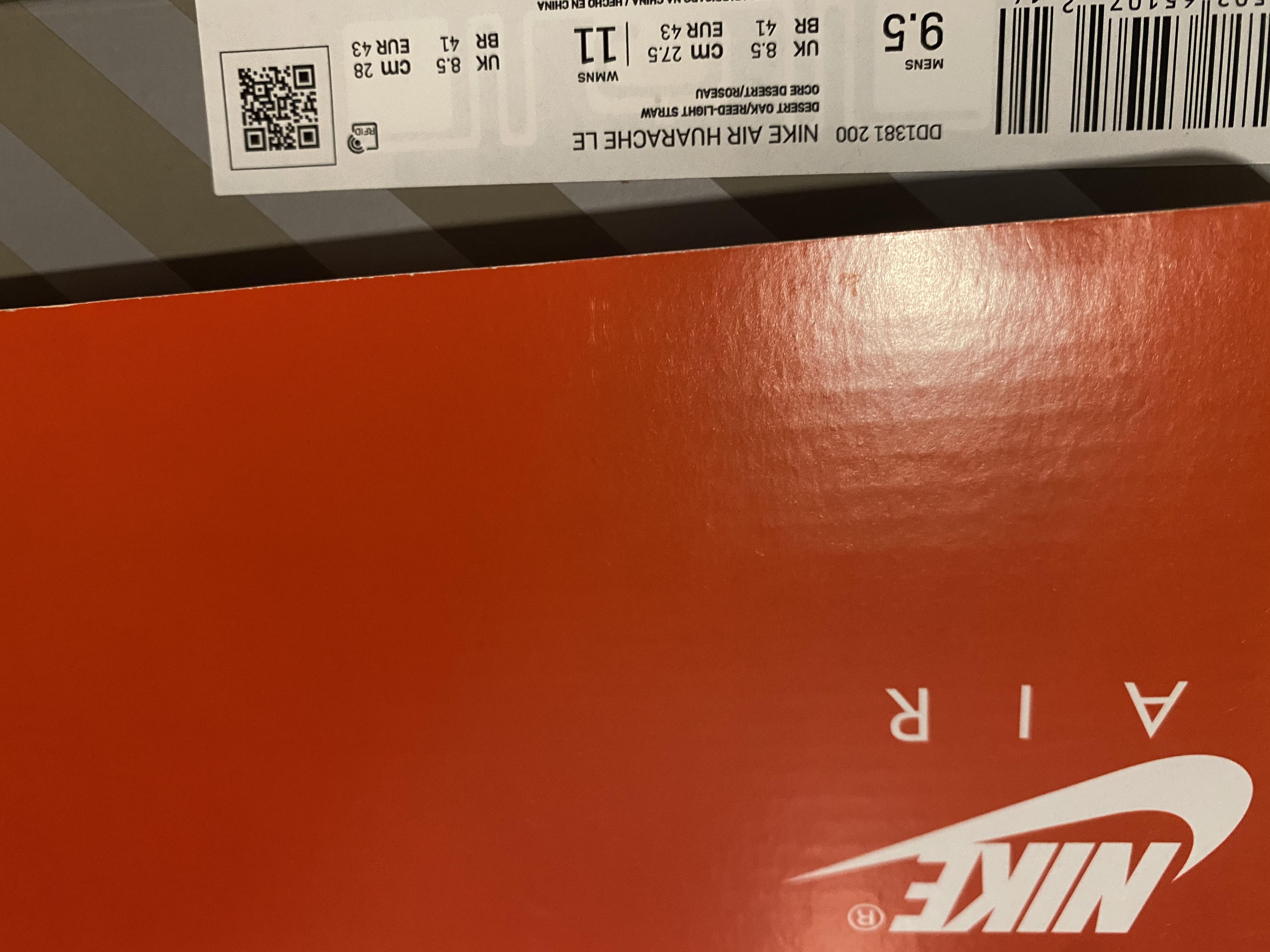 Nike × Stussy Nike Air Huarache Stussy Desert Oak (2021) Size US 9.5 / EU 42-43 - 2 Thumbnail