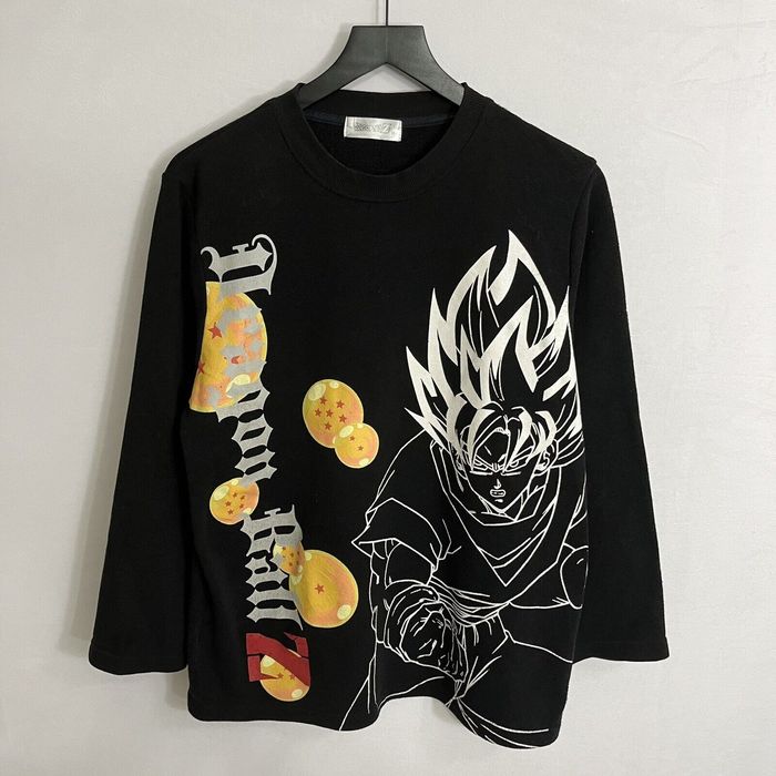vintage-y2k-dragon-ball-z-goku-long-sleeve-night-shirt-fleece-grunge