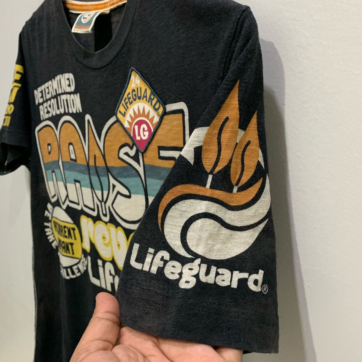Japanese Brand × Other × Vintage LIFEGUARD Tee Size M Fits S Size US S / EU 44-46 / 1 - 9 Thumbnail