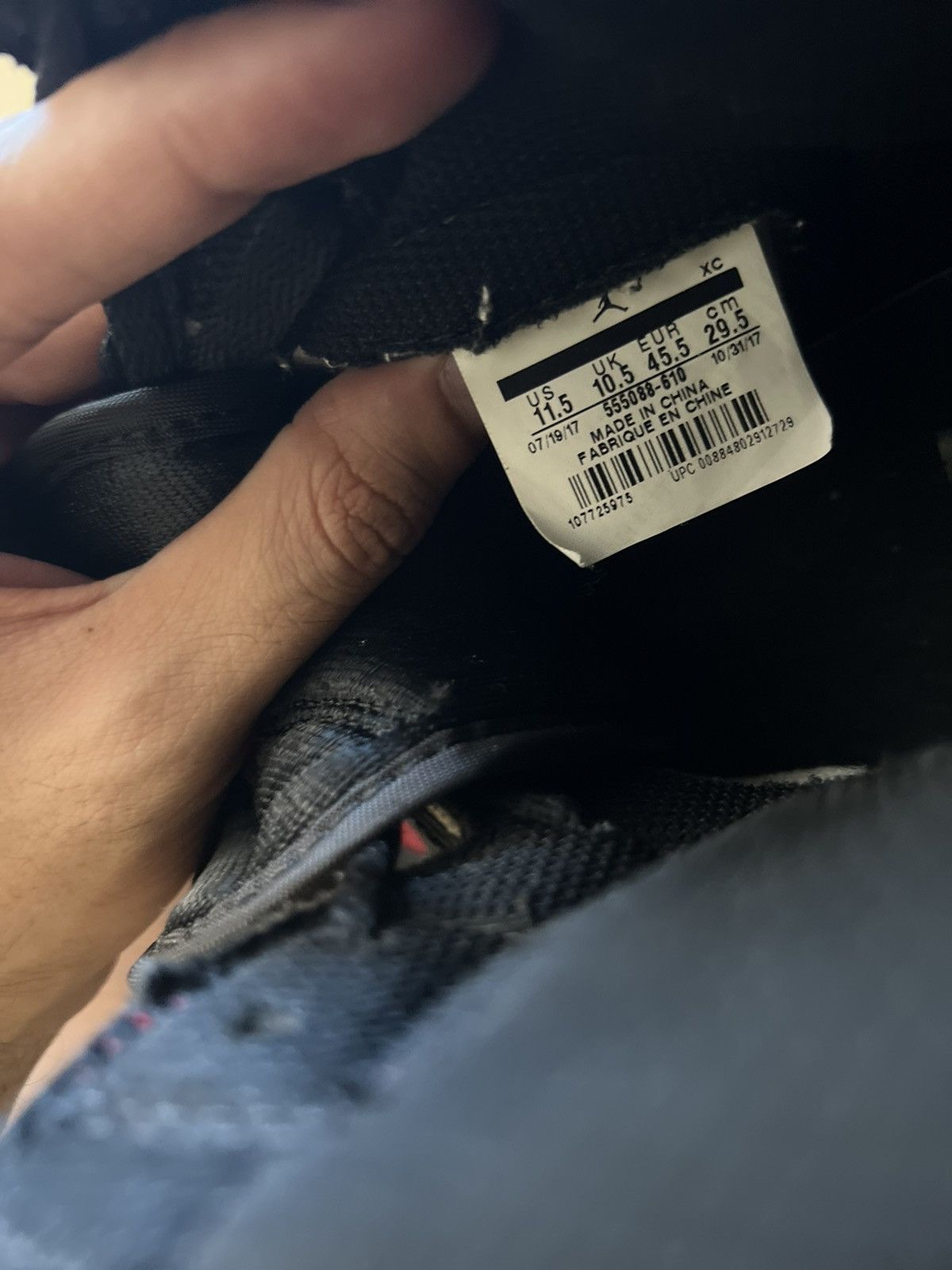 Jordan Brand 2018 Air Jordan 1 Bred Toe Size US 11.5 / EU 44-45 - 6 Thumbnail