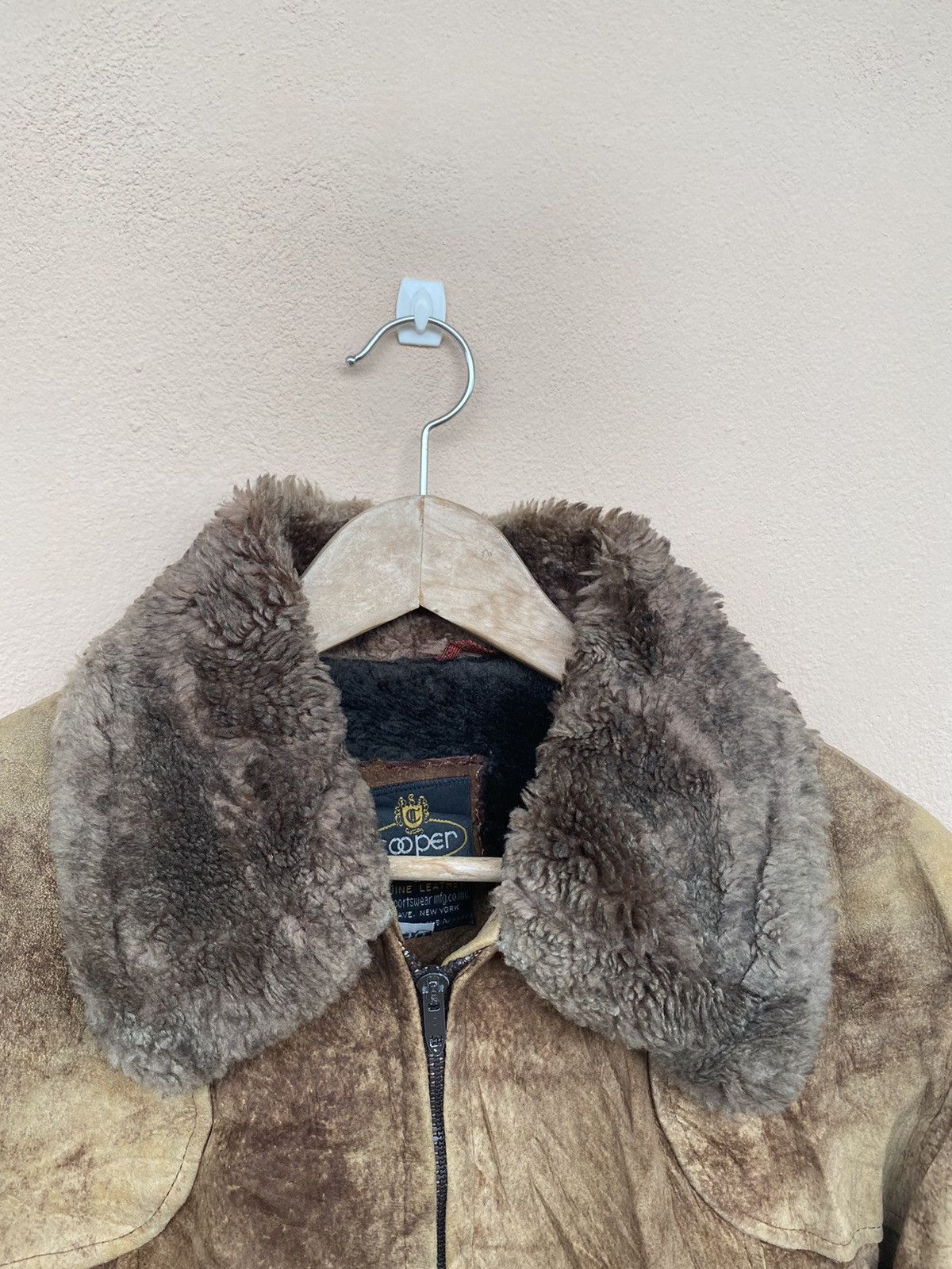 Cooper × Genuine Leather Vintage Cooper Suede Jacket Zipper Talon Leather Size US M / EU 48-50 / 2 - 5 Thumbnail