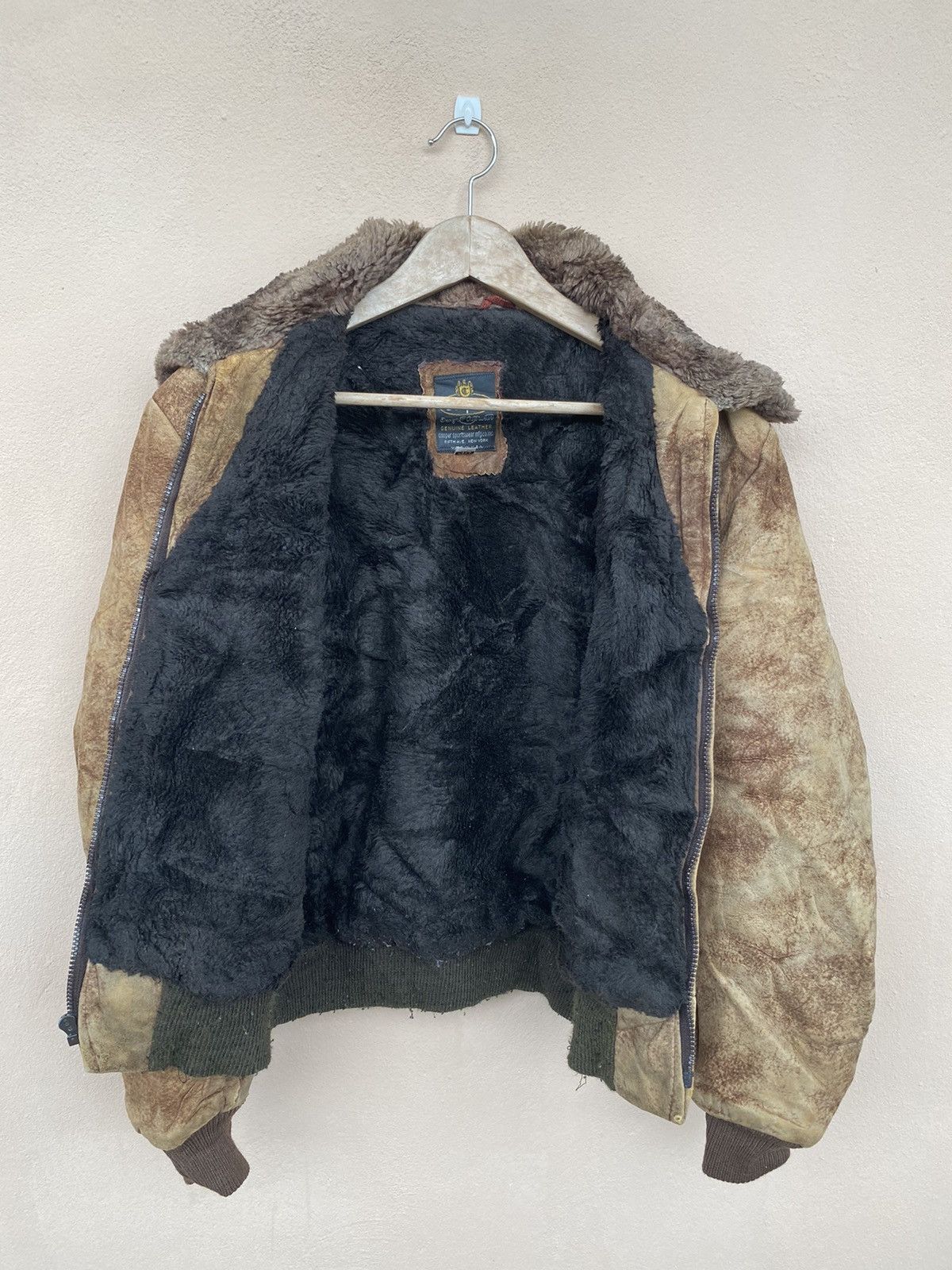 Cooper × Genuine Leather Vintage Cooper Suede Jacket Zipper Talon Leather Size US M / EU 48-50 / 2 - 2 Thumbnail