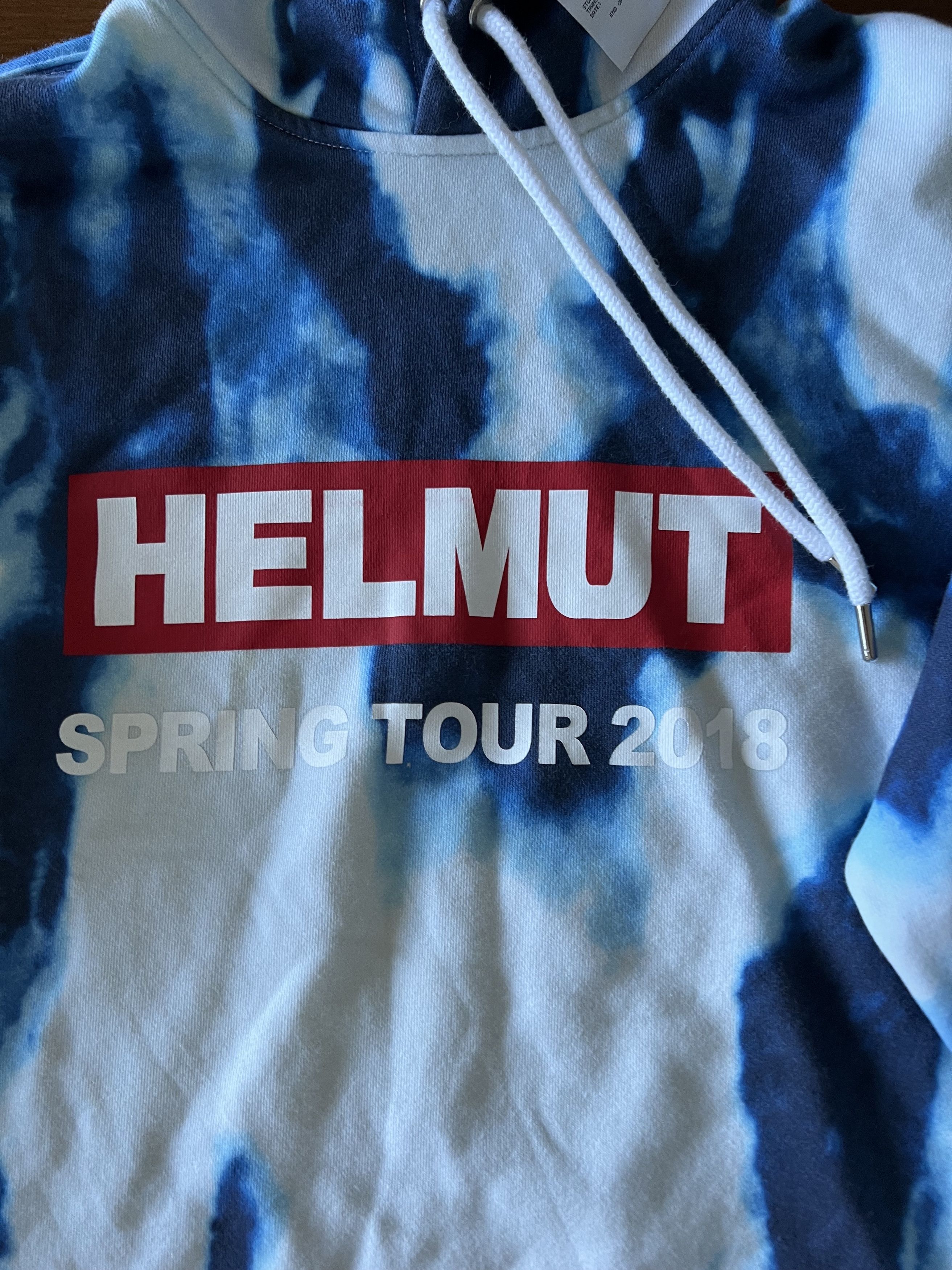 Helmut lang tie dye hoodie hot sale