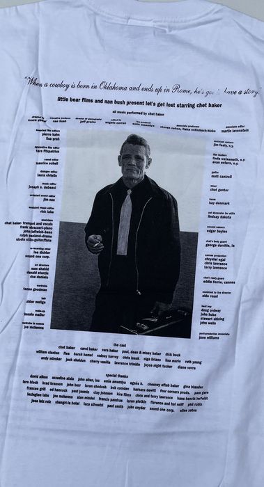 Weber Bruce Weber / Chet Baker Let's Get Lost t-shirt | Grailed