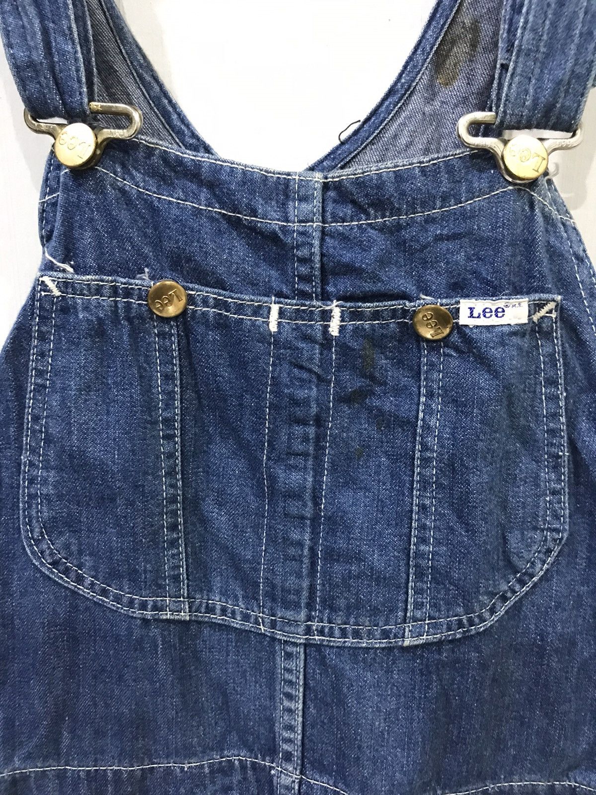 Lee × Vintage Ultra Rare Vintage 70s Lee Denim Overall Made in USA Size US 32 / EU 48 - 6 Thumbnail