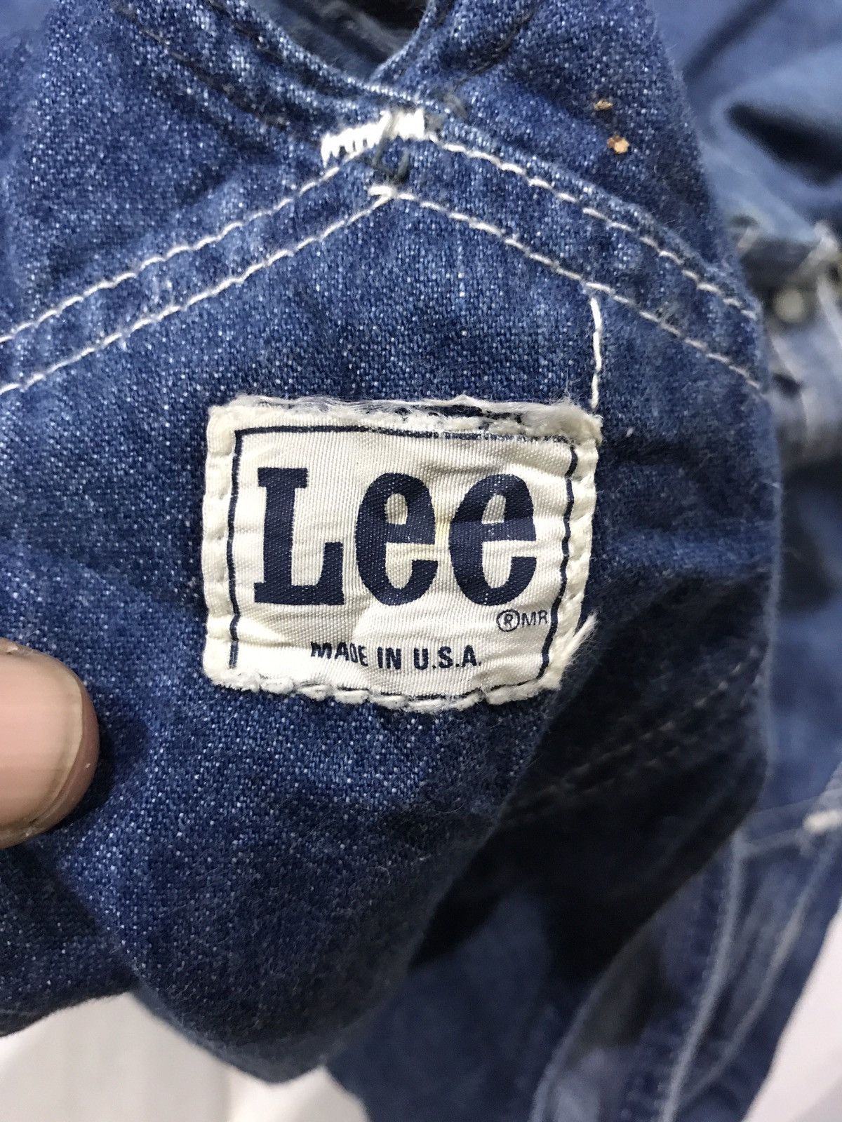Lee × Vintage Ultra Rare Vintage 70s Lee Denim Overall Made in USA Size US 32 / EU 48 - 13 Thumbnail
