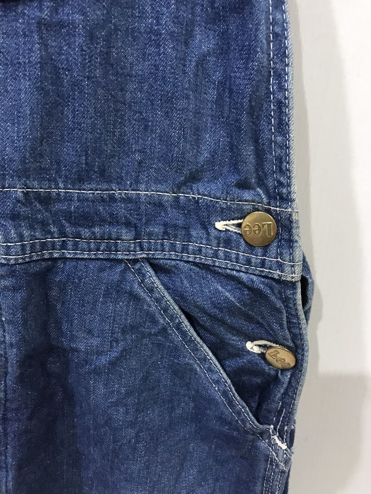 Lee × Vintage Ultra Rare Vintage 70s Lee Denim Overall Made in USA Size US 32 / EU 48 - 5 Thumbnail