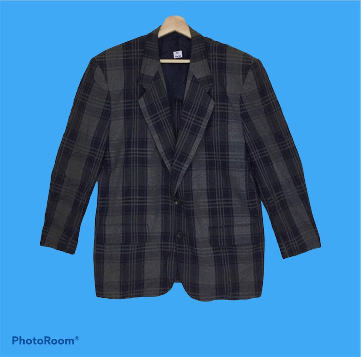 Vintage Comme Des Garçons Homme Plaid Blazer Coat XL Size