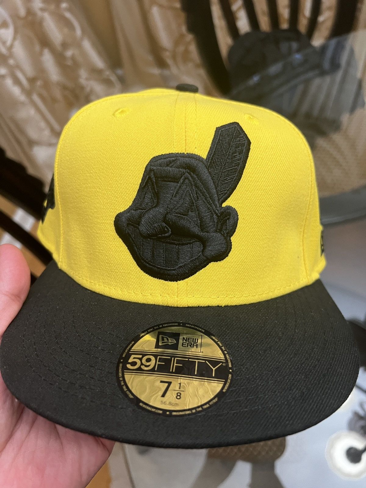 new-era-new-era-cleveland-indians-chief-wahoo-size-7-1-8-grailed