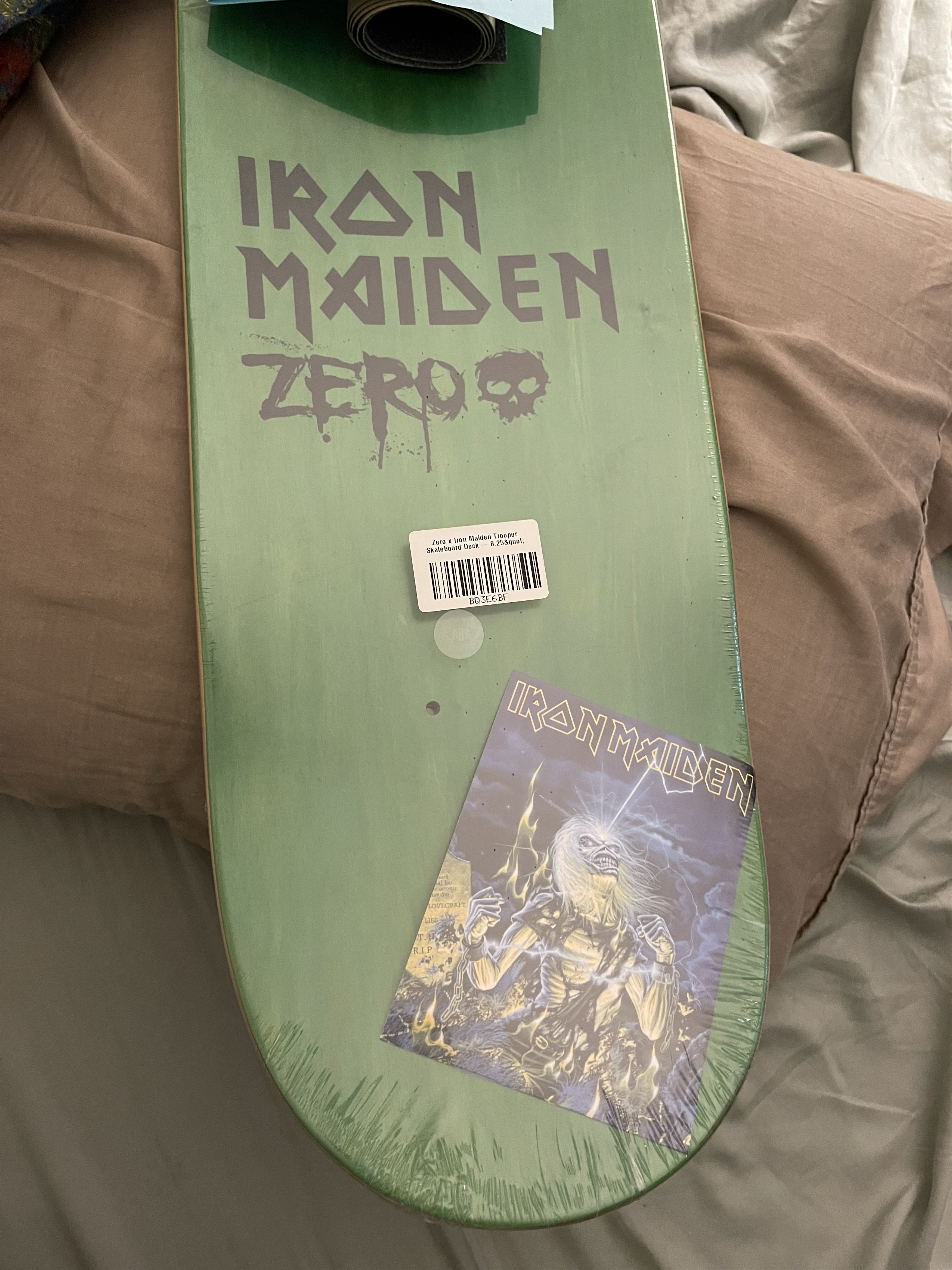 Iron Maiden Iron Maiden x Zero Skateboard Deck Grailed