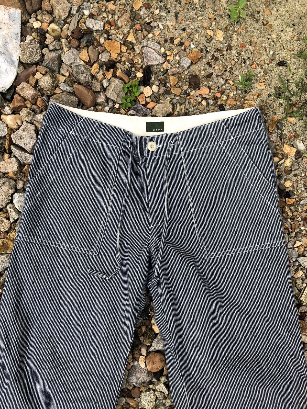 Japanese Brand Rare 🏴‍☠️ hikori striped baker pants Size US 32 / EU 48 - 5 Thumbnail