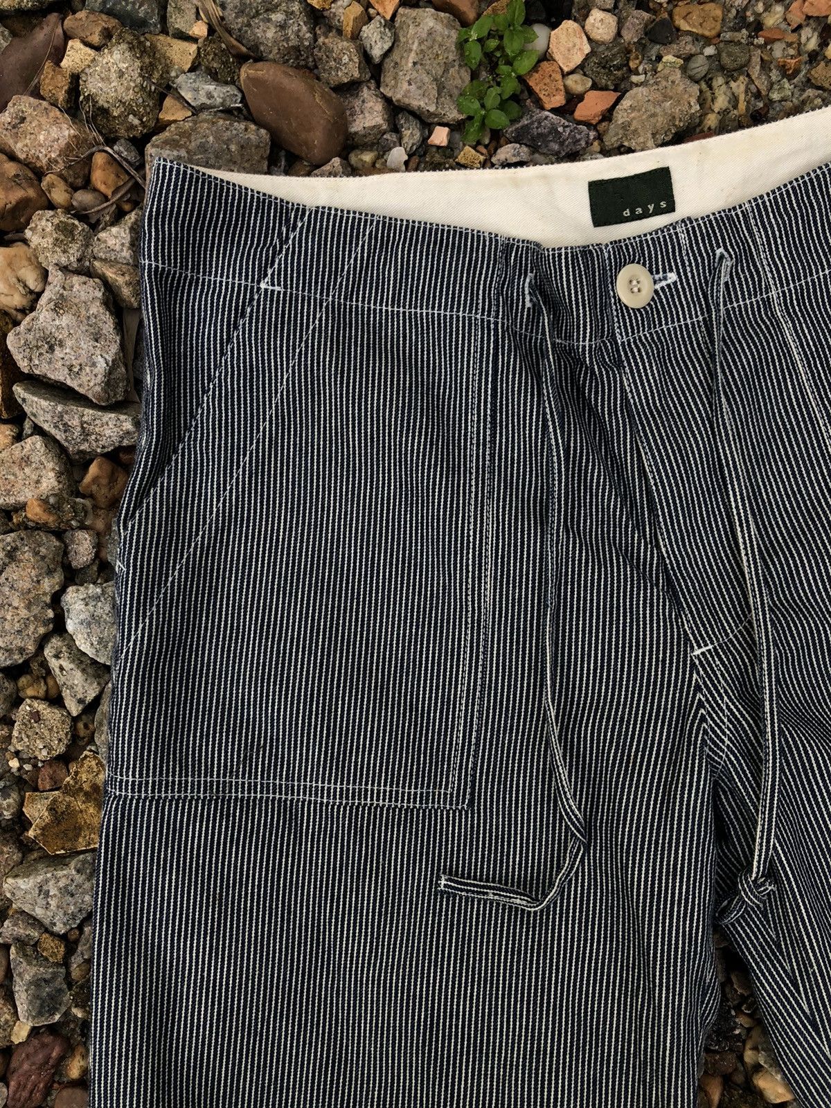 Japanese Brand Rare 🏴‍☠️ hikori striped baker pants Size US 32 / EU 48 - 6 Thumbnail
