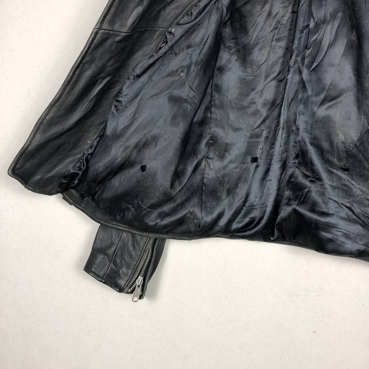 United Arrows United Arrow Double Collar Damage Design Punk Gothic Style Size US L / EU 52-54 / 3 - 12 Thumbnail