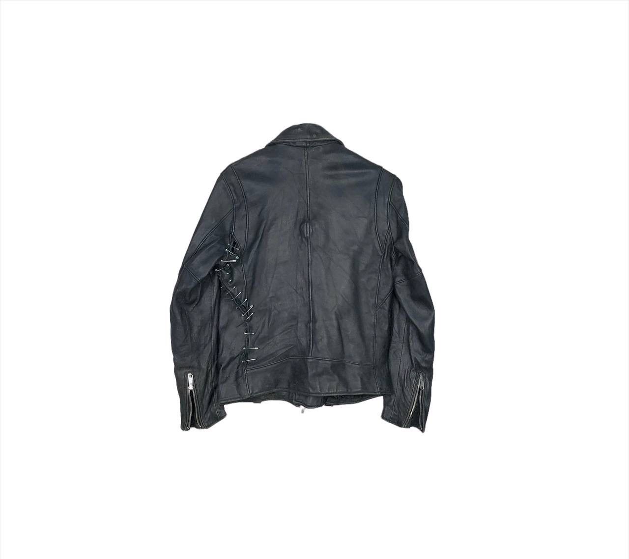 United Arrows United Arrow Double Collar Damage Design Punk Gothic Style Size US L / EU 52-54 / 3 - 3 Thumbnail