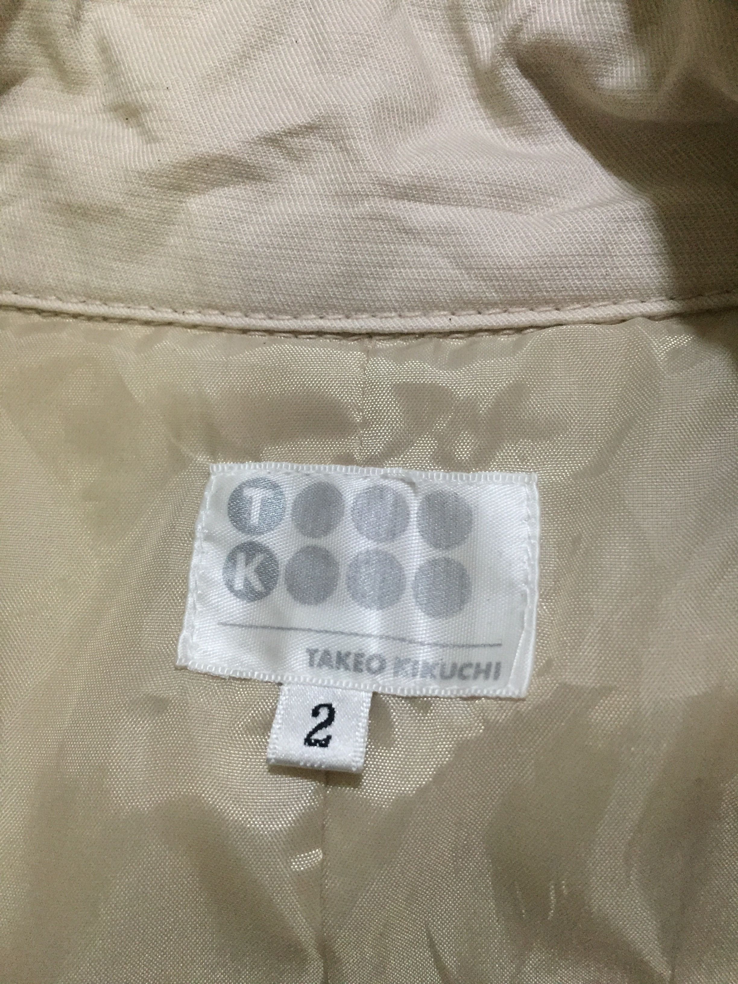 Takeo Kikuchi Takeo Kikuchi Double Breasted Trench Coat Size M / US 6-8 / IT 42-44 - 5 Thumbnail