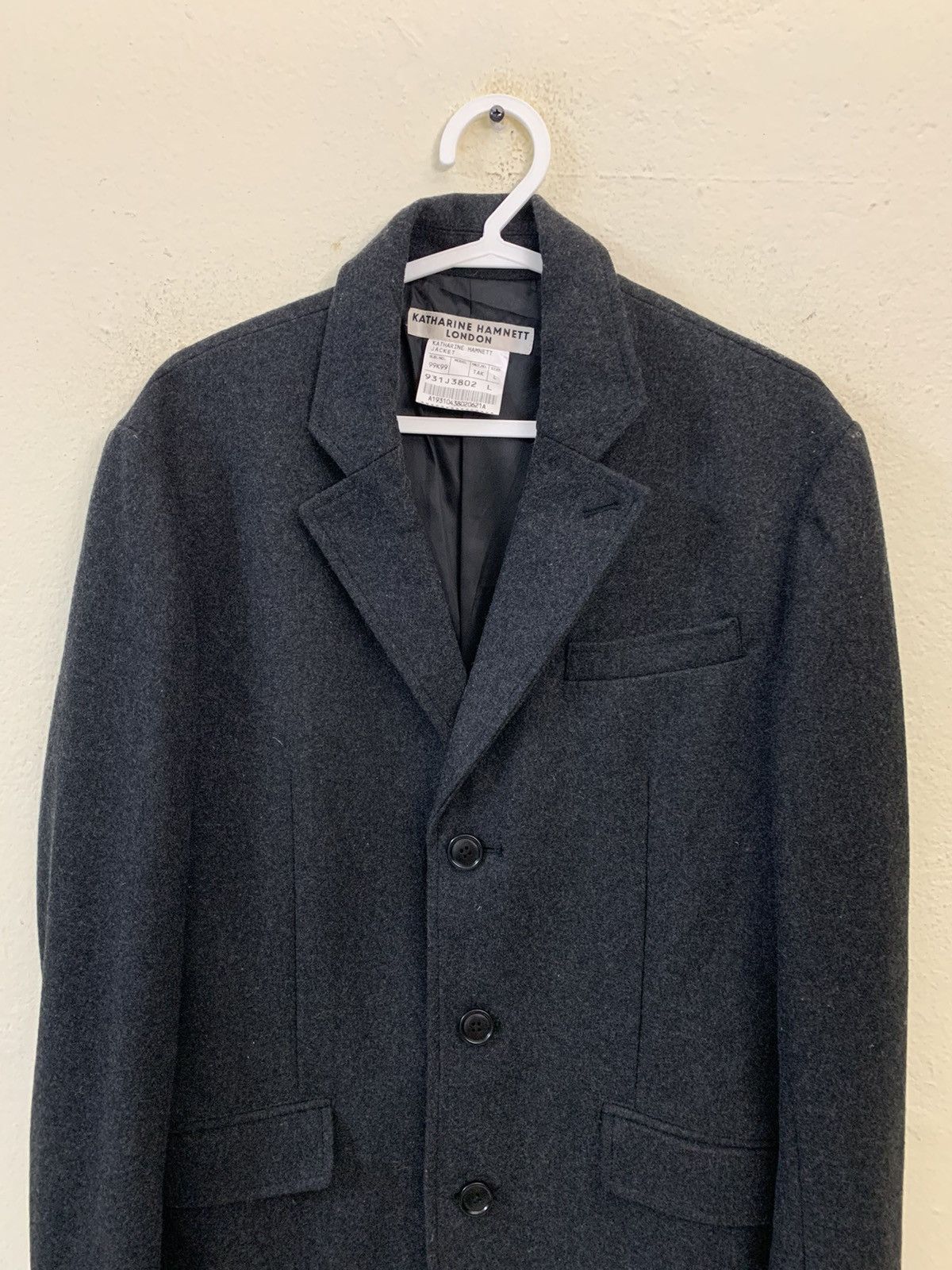 Katharine Hamnett London Katherine Hamnett London Wool Long Jacket Size US M / EU 48-50 / 2 - 4 Thumbnail