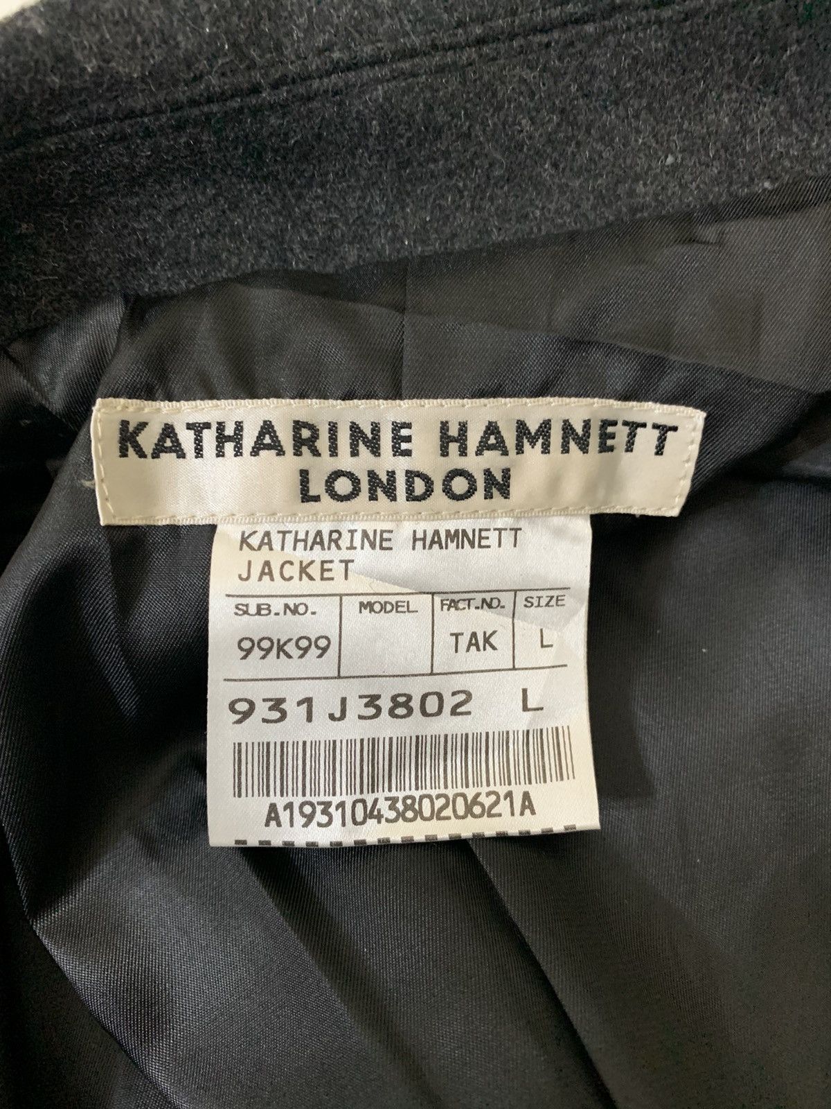Katharine Hamnett London Katherine Hamnett London Wool Long Jacket Size US M / EU 48-50 / 2 - 10 Thumbnail