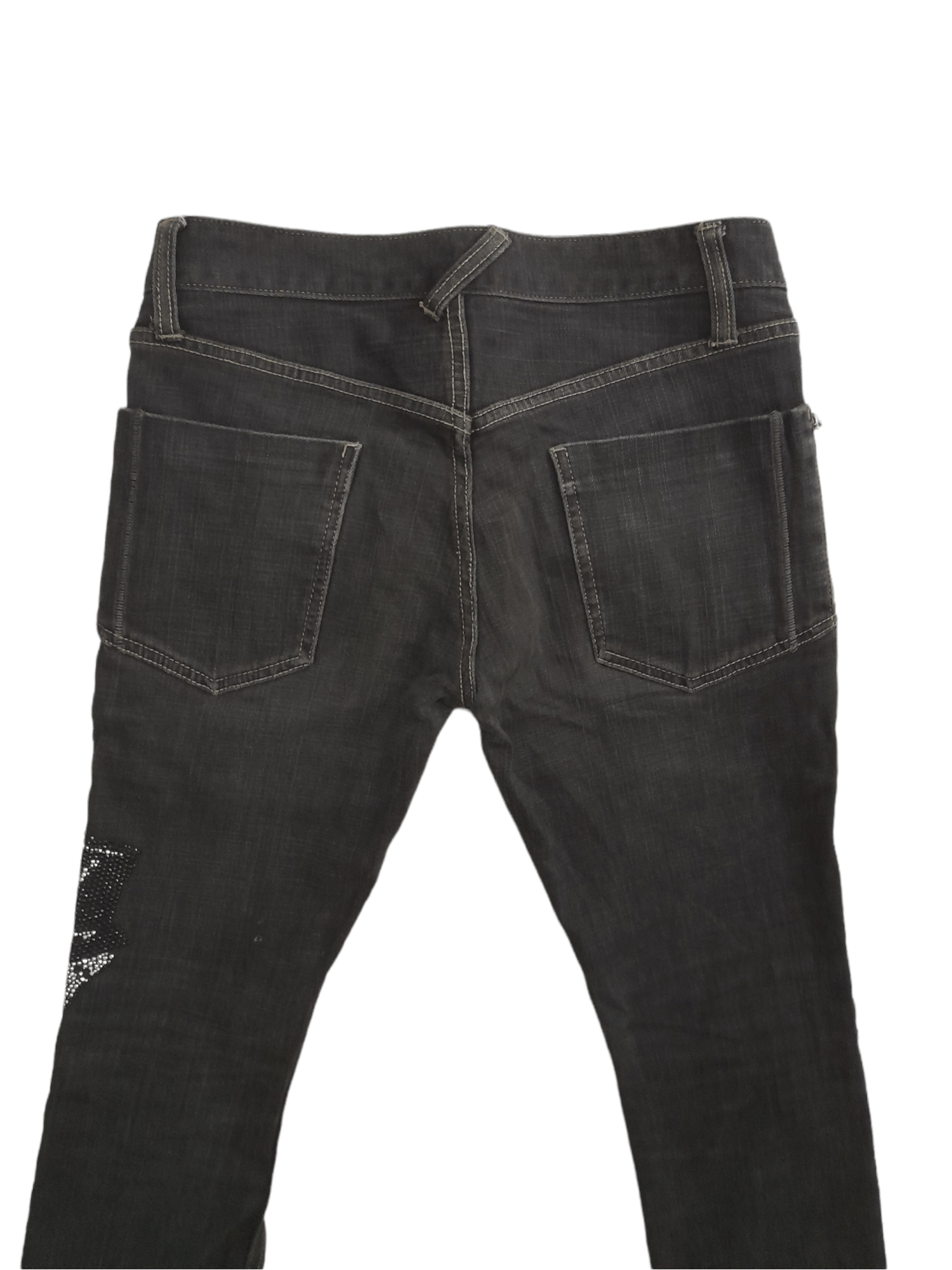 PPFM PPFM Punk Denim Leopard Skull (E362) Size US 30 / EU 46 - 7 Thumbnail