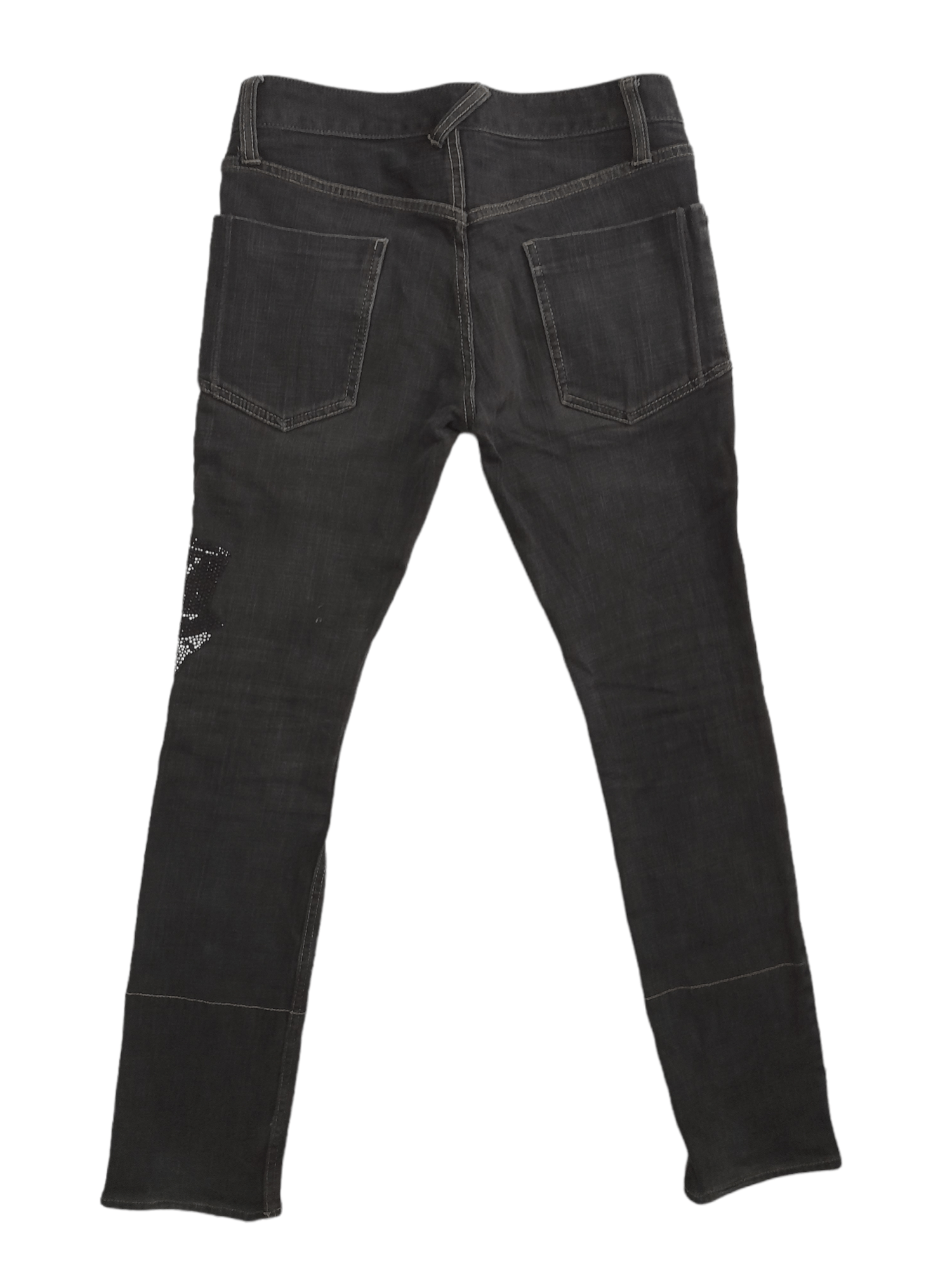 PPFM PPFM Punk Denim Leopard Skull (E362) Size US 30 / EU 46 - 6 Thumbnail