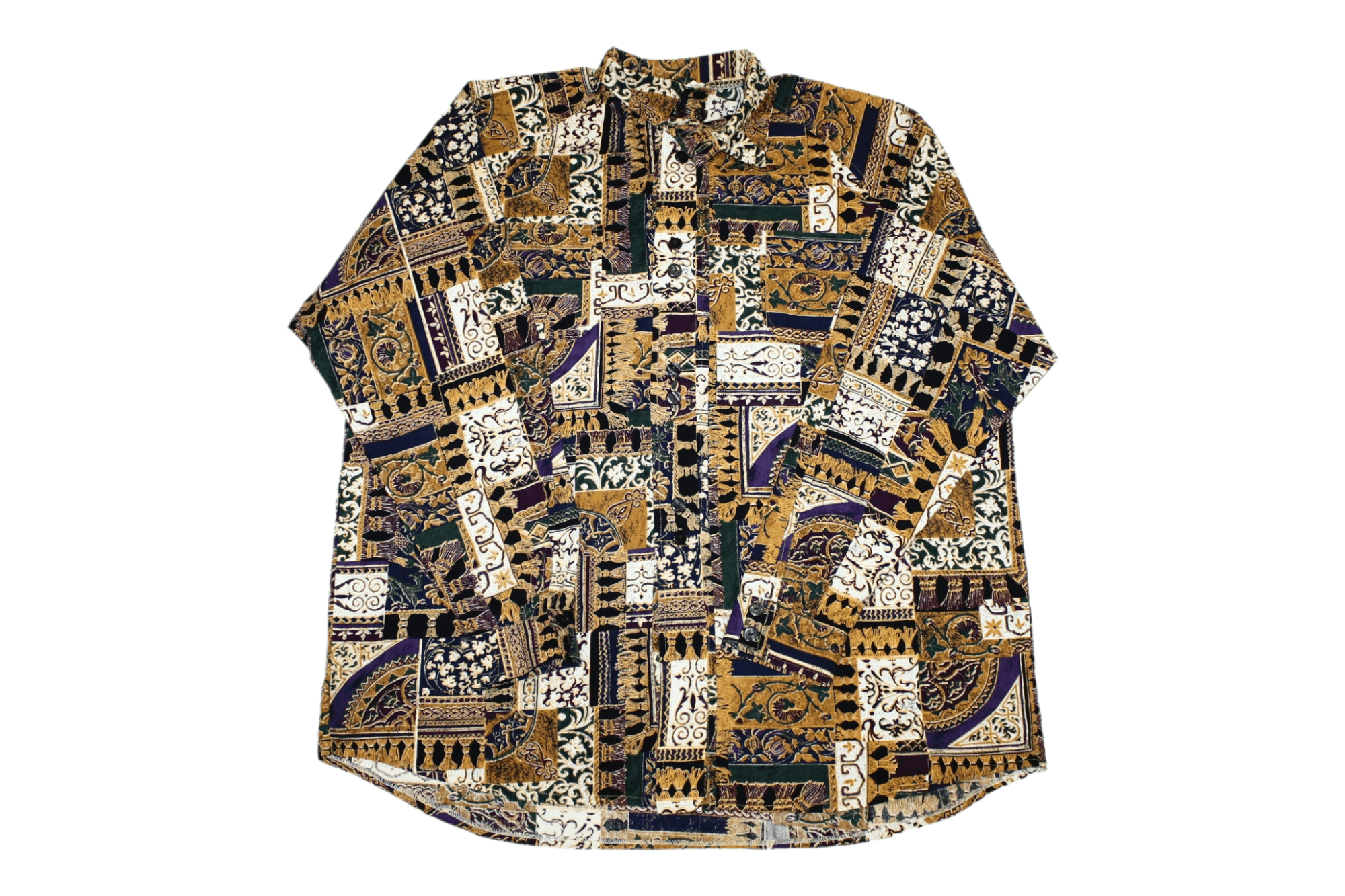 Topman Vtg UK Topman Baroque Artwork Woven Shirt Size US XXL / EU 58 / 5 - 1 Thumbnail