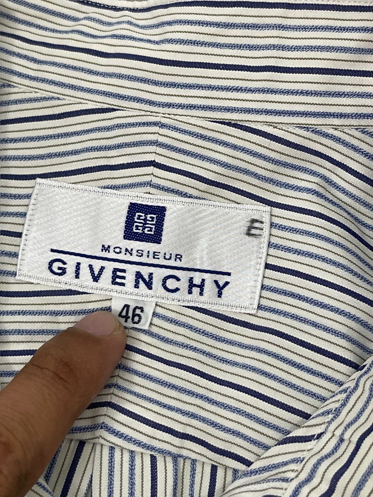 Monsieur Givenchy Striped Button Shirt 38🟩