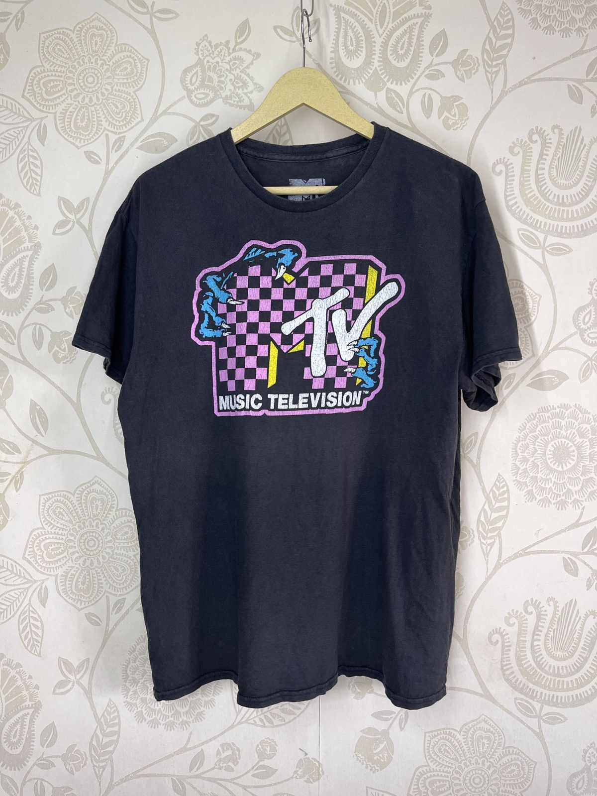 Mtv × Vintage Music Television Trademark MTV Faded Vintage 2010 Size US L / EU 52-54 / 3 - 1 Thumbnail