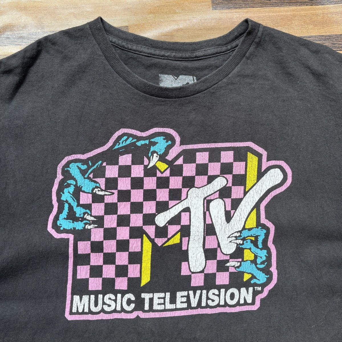 Mtv × Vintage Music Television Trademark MTV Faded Vintage 2010 Size US L / EU 52-54 / 3 - 5 Thumbnail