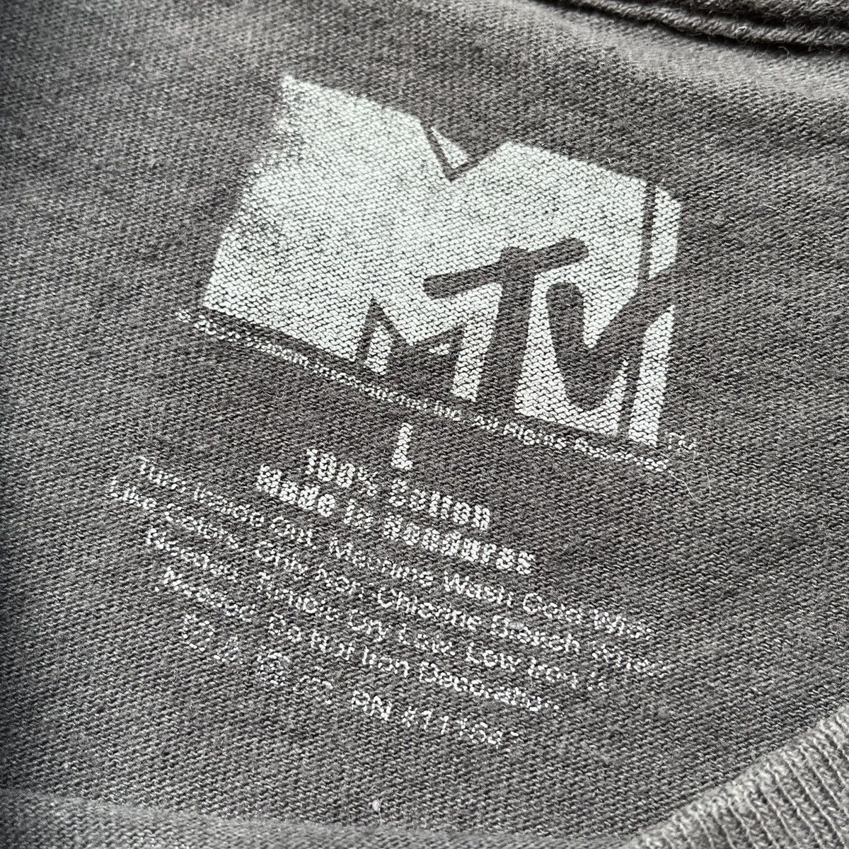 Mtv × Vintage Music Television Trademark MTV Faded Vintage 2010 Size US L / EU 52-54 / 3 - 6 Thumbnail