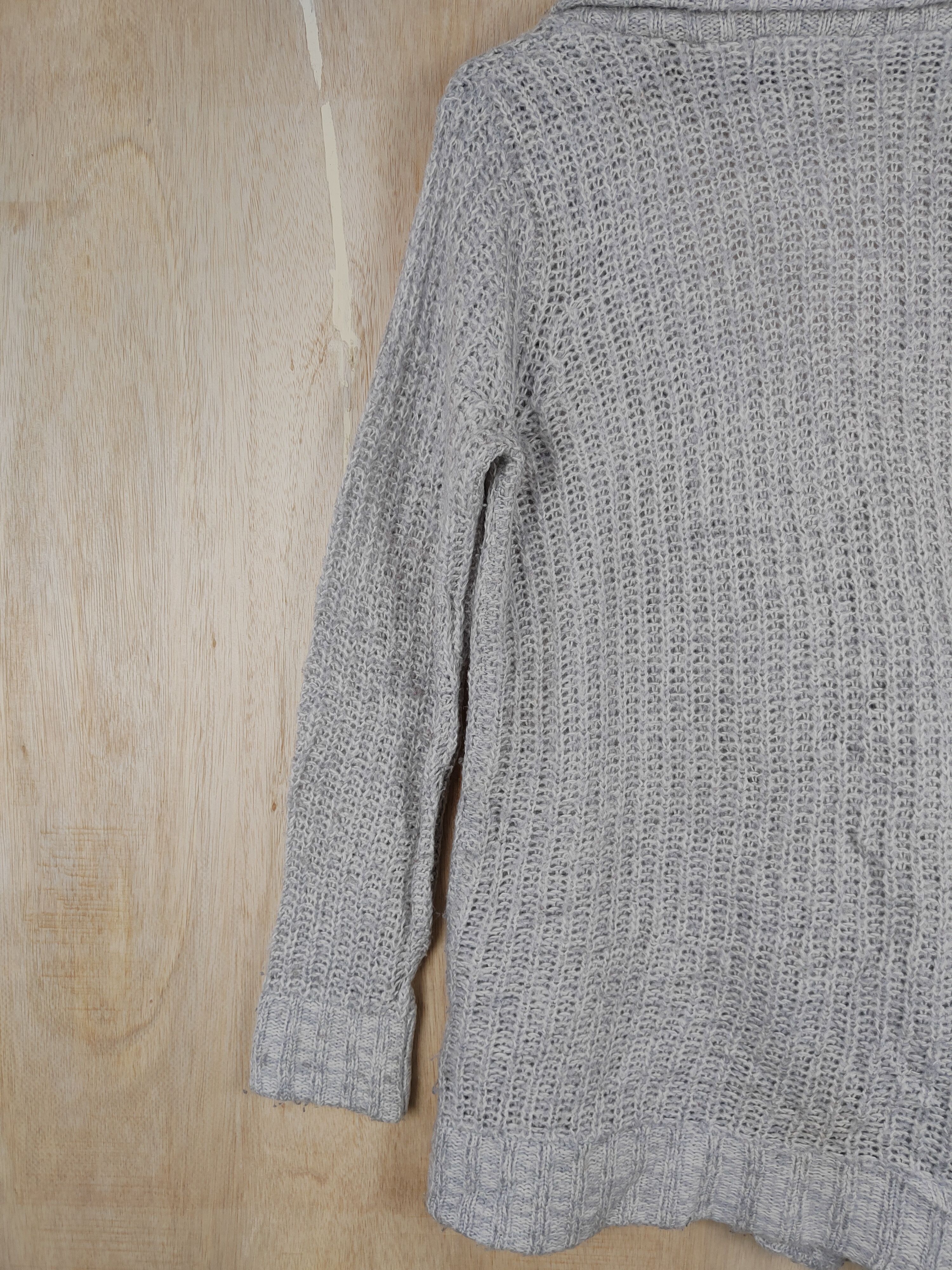 Aran Isles Knitwear Wig Wag Gray Cardigan aran isle cable knitwear #S309 Size US M / EU 48-50 / 2 - 6 Thumbnail